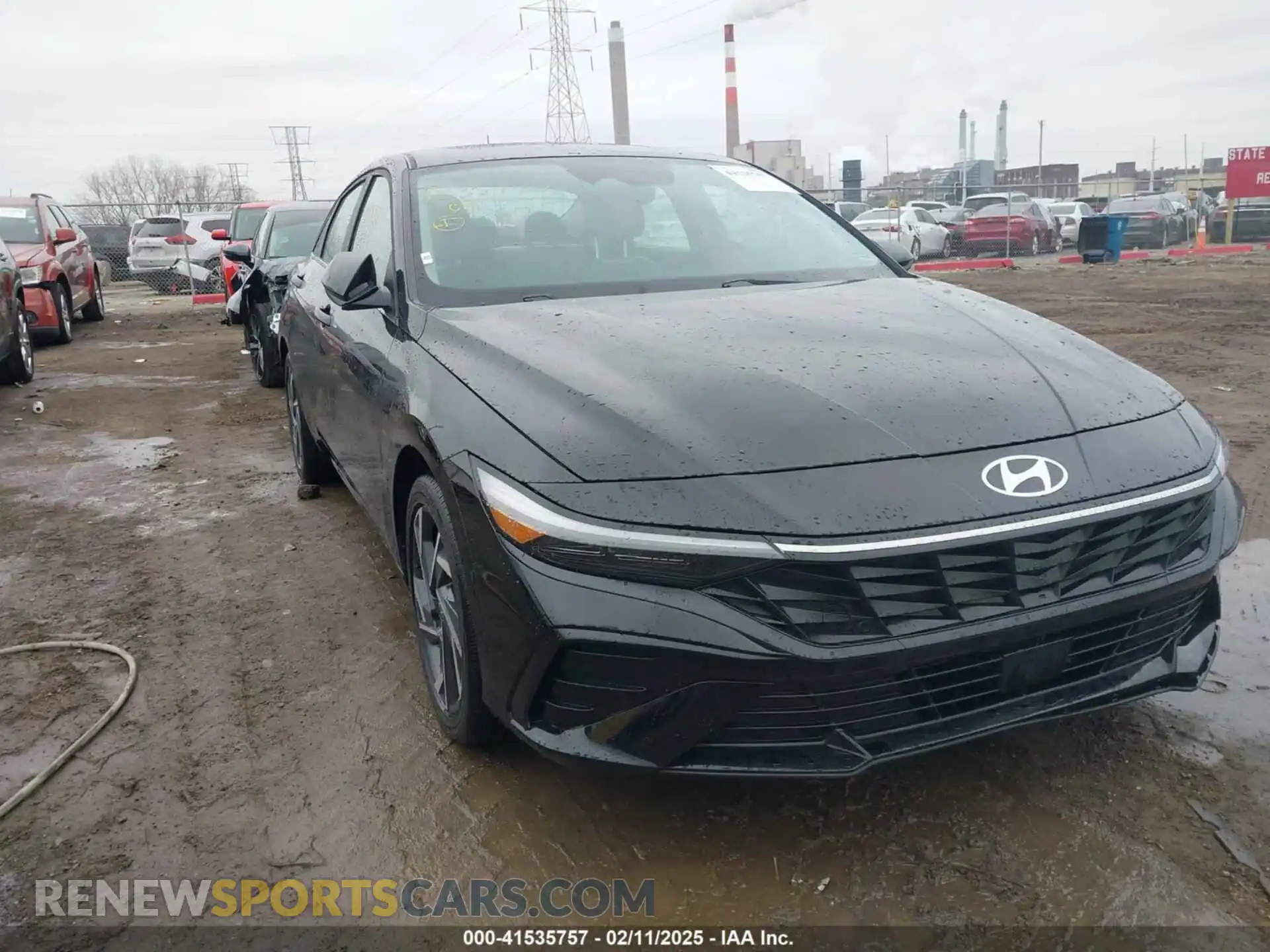 1 Photograph of a damaged car KMHLN4DJ7SU121690 HYUNDAI ELANTRA HYBRID 2025