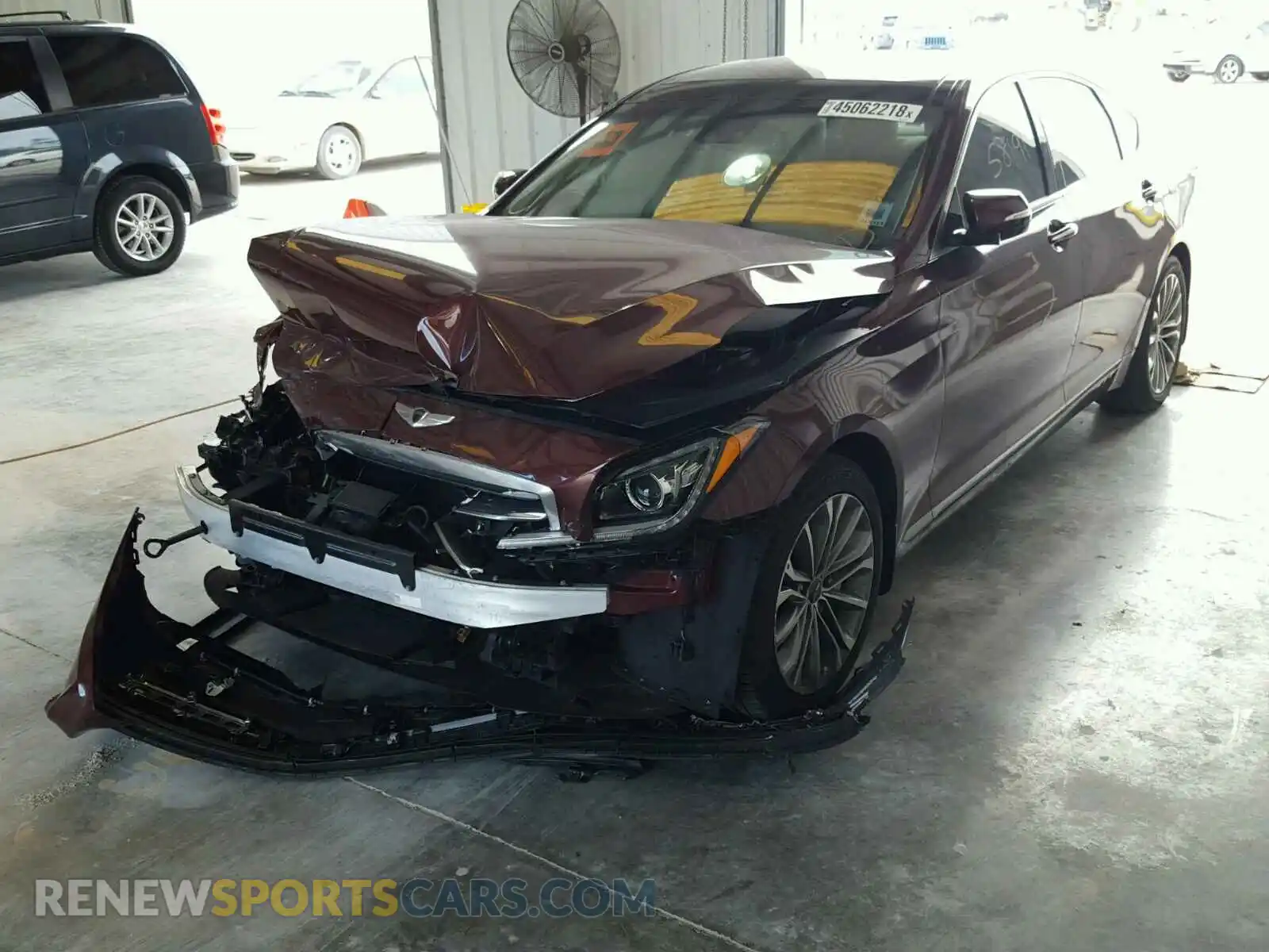 2 fotografías del automóvil dañado KMHGN4JE5FU049516 HYUNDAI GENESIS 2015