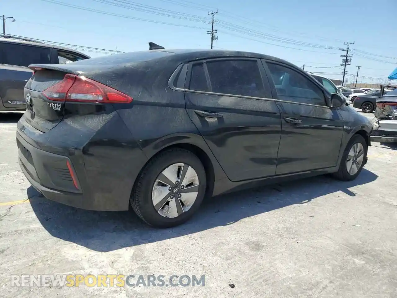 3 Photograph of a damaged car KMHC65LC2KU151928 HYUNDAI IONIQ 2019