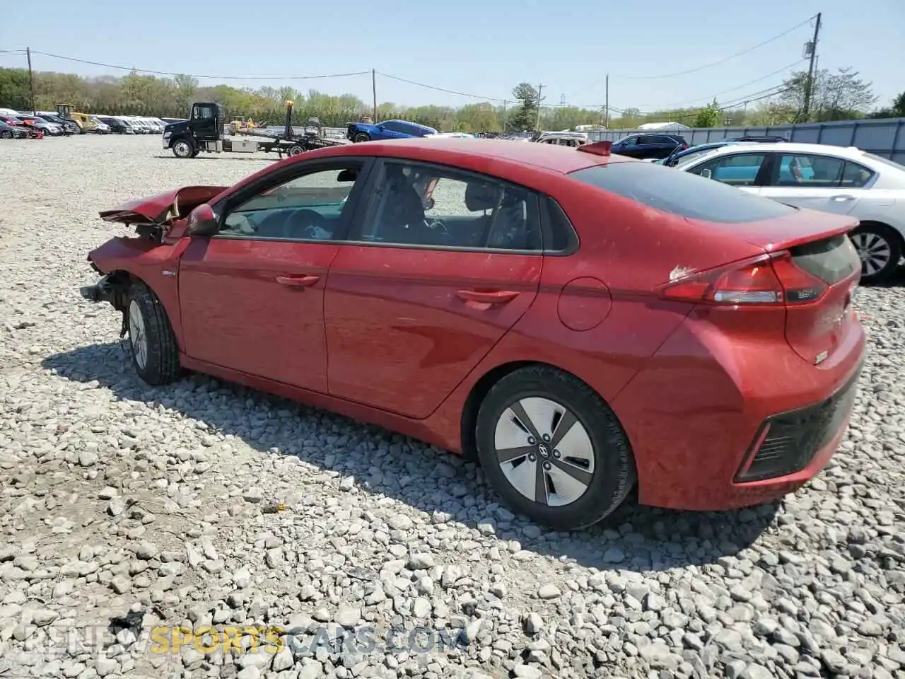 2 Photograph of a damaged car KMHC65LC5KU128269 HYUNDAI IONIQ 2019