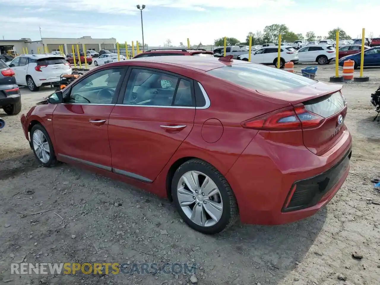 2 Photograph of a damaged car KMHC85LC4KU114647 HYUNDAI IONIQ 2019