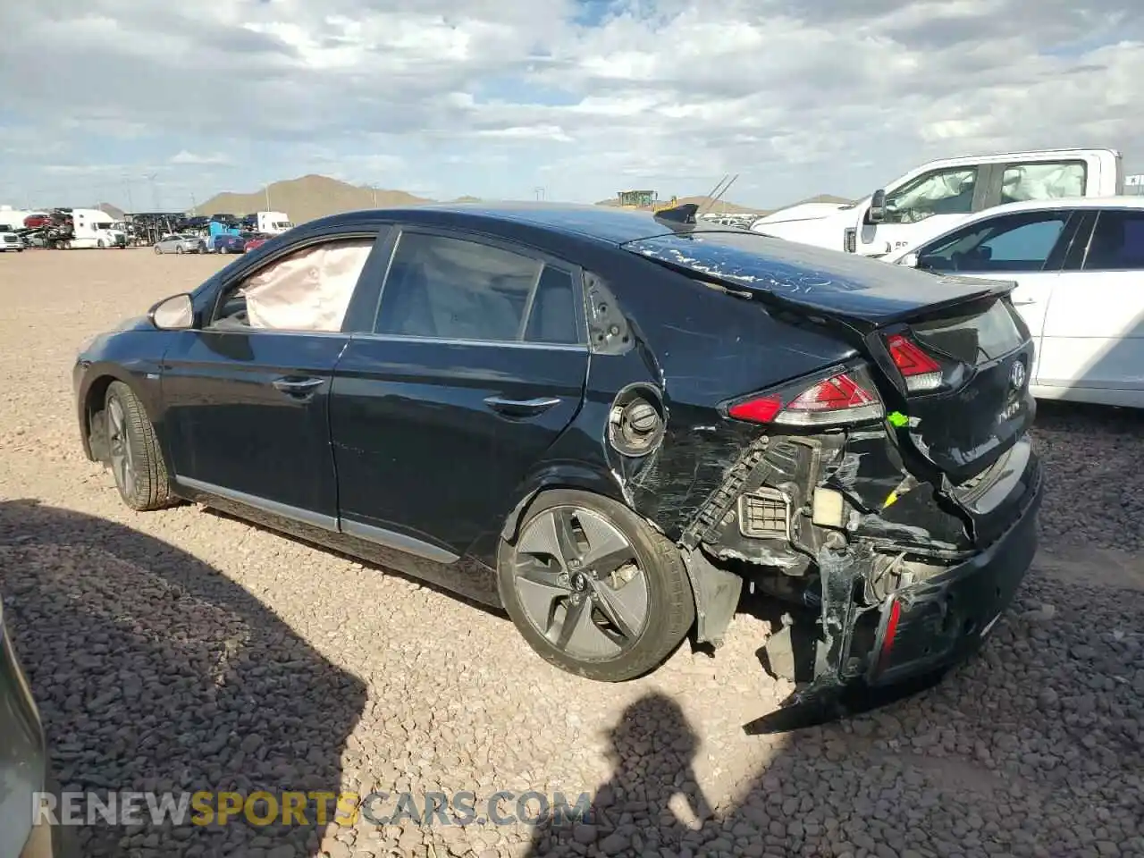 2 Photograph of a damaged car KMHC05LC2LU240451 HYUNDAI IONIQ 2020