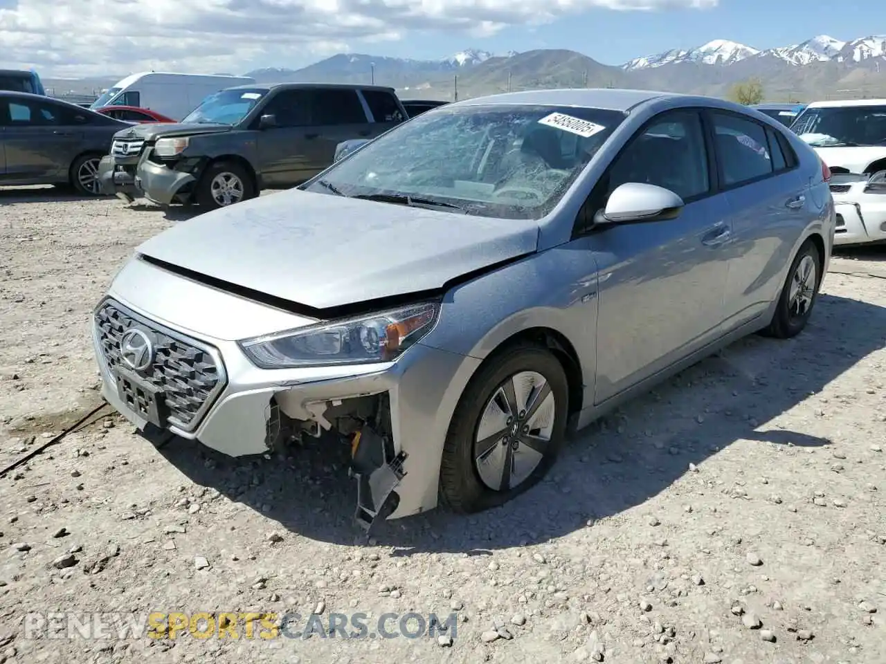 1 Photograph of a damaged car KMHC65LC3LU186284 HYUNDAI IONIQ 2020