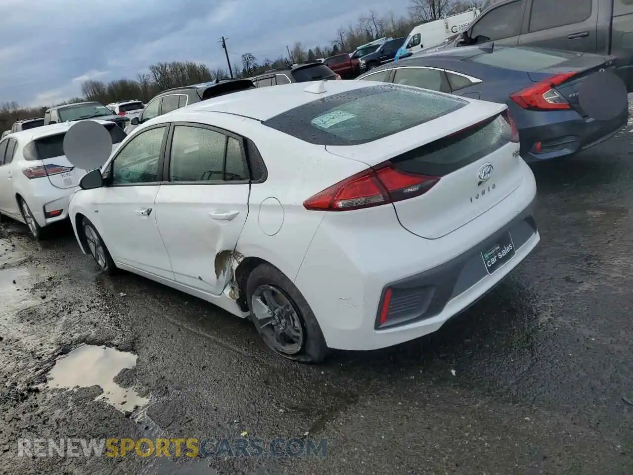 2 Photograph of a damaged car KMHC65LC5LU234609 HYUNDAI IONIQ 2020