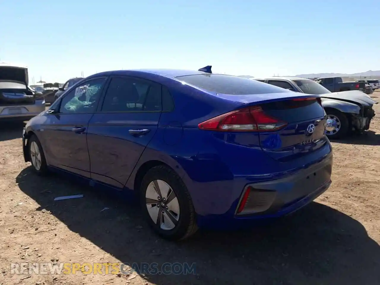 2 Photograph of a damaged car KMHC65LC9LU228294 HYUNDAI IONIQ 2020