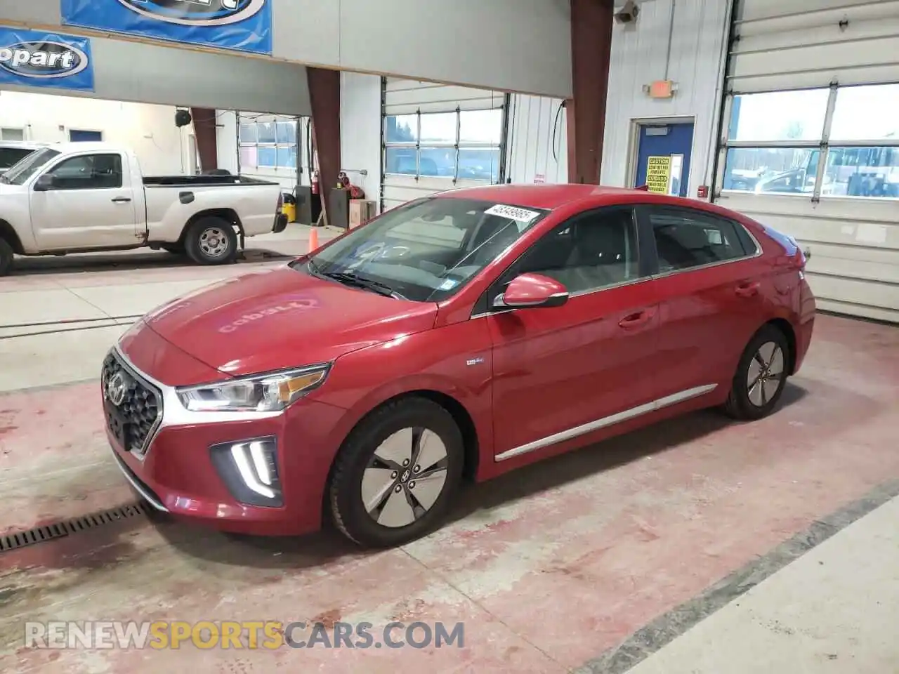 1 Photograph of a damaged car KMHC75LC2LU215237 HYUNDAI IONIQ 2020