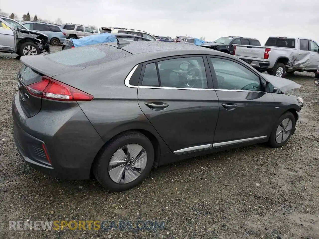 3 Photograph of a damaged car KMHC75LC2LU234192 HYUNDAI IONIQ 2020