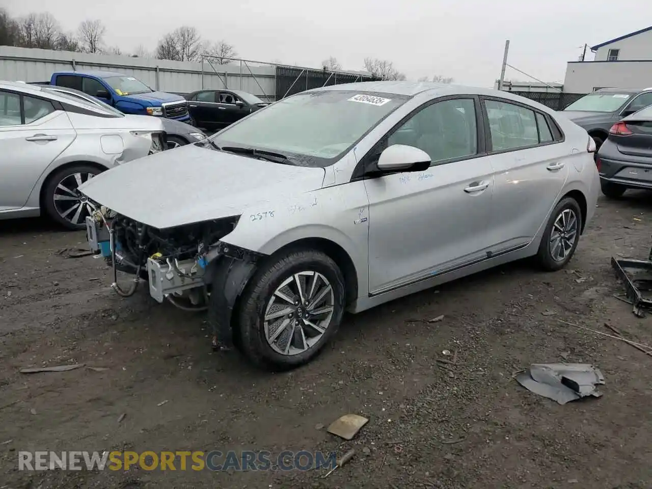 1 Photograph of a damaged car KMHC75LJ4LU072984 HYUNDAI IONIQ 2020