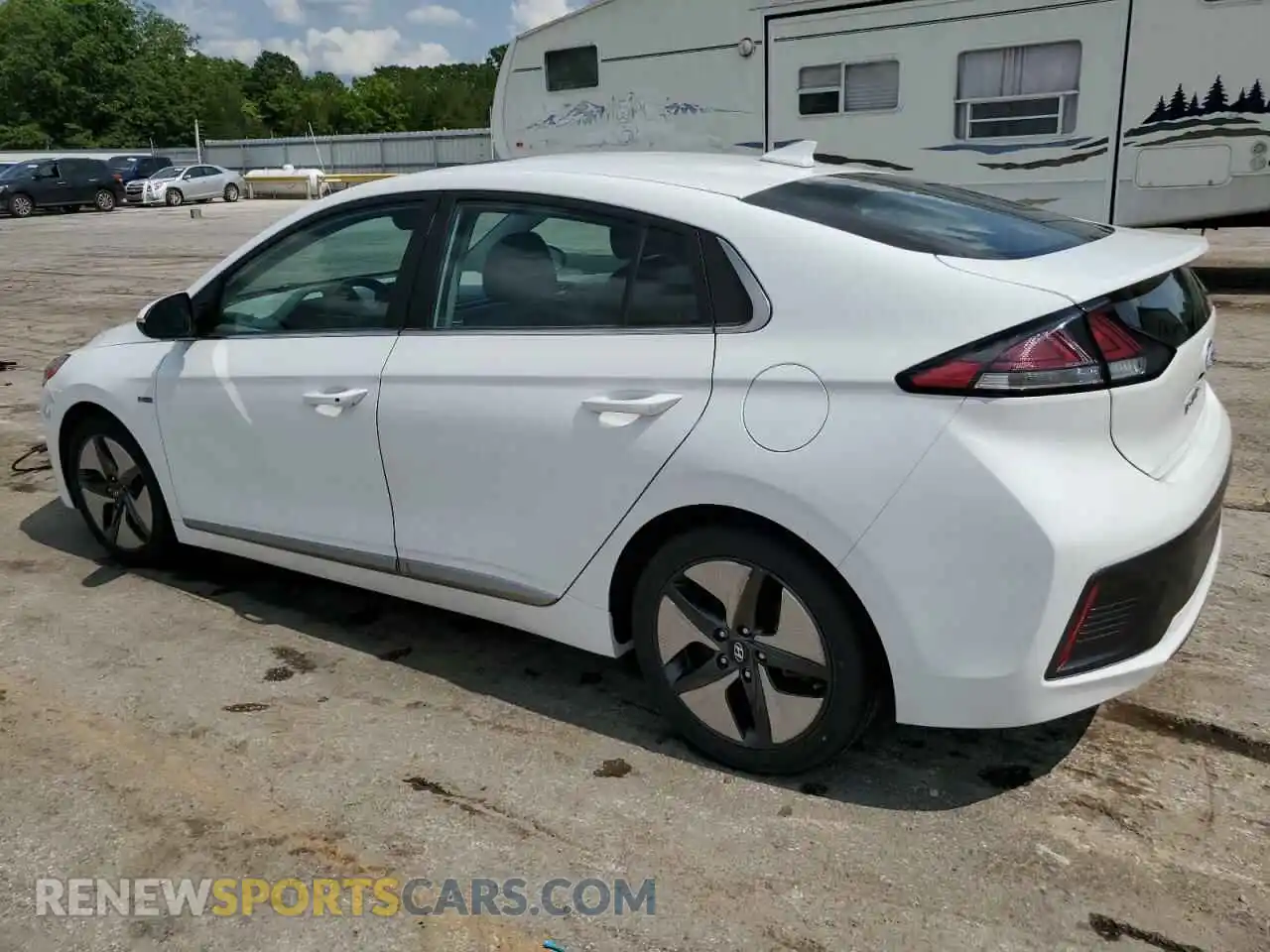 2 Photograph of a damaged car KMHC85LC2LU242483 HYUNDAI IONIQ 2020