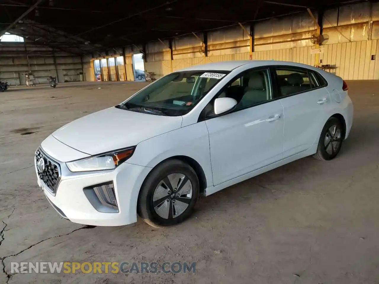 1 Photograph of a damaged car KMHC65LC2MU254902 HYUNDAI IONIQ 2021