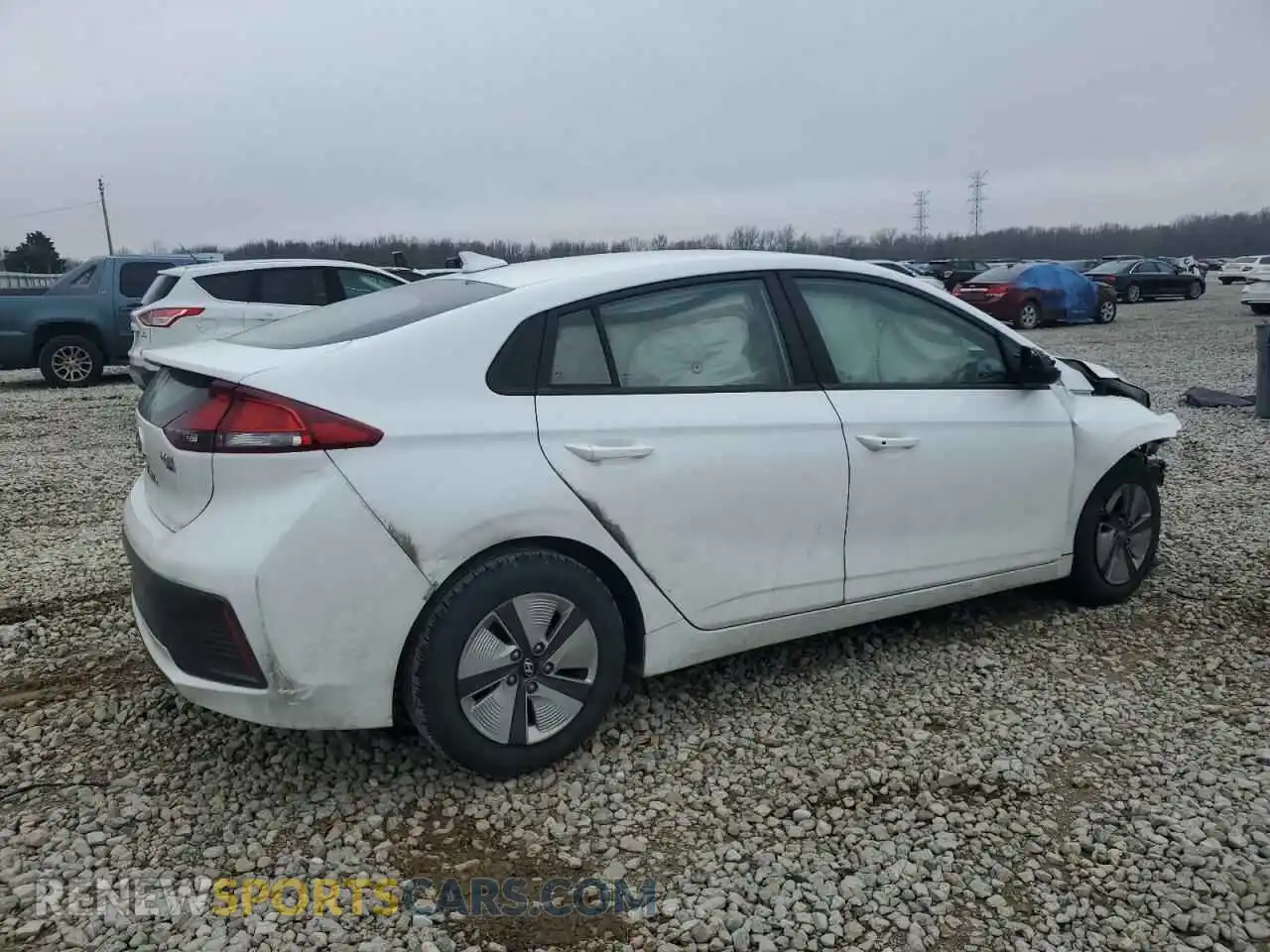 3 Photograph of a damaged car KMHC65LC4MU246221 HYUNDAI IONIQ 2021