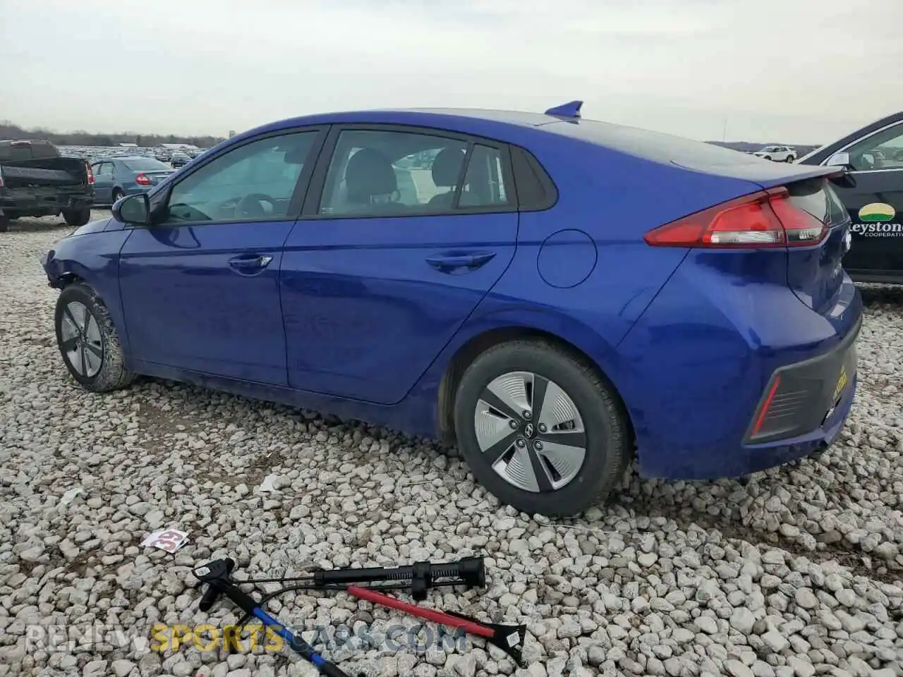 2 fotografías del automóvil dañado KMHC65LCXMU258132 HYUNDAI IONIQ 2021