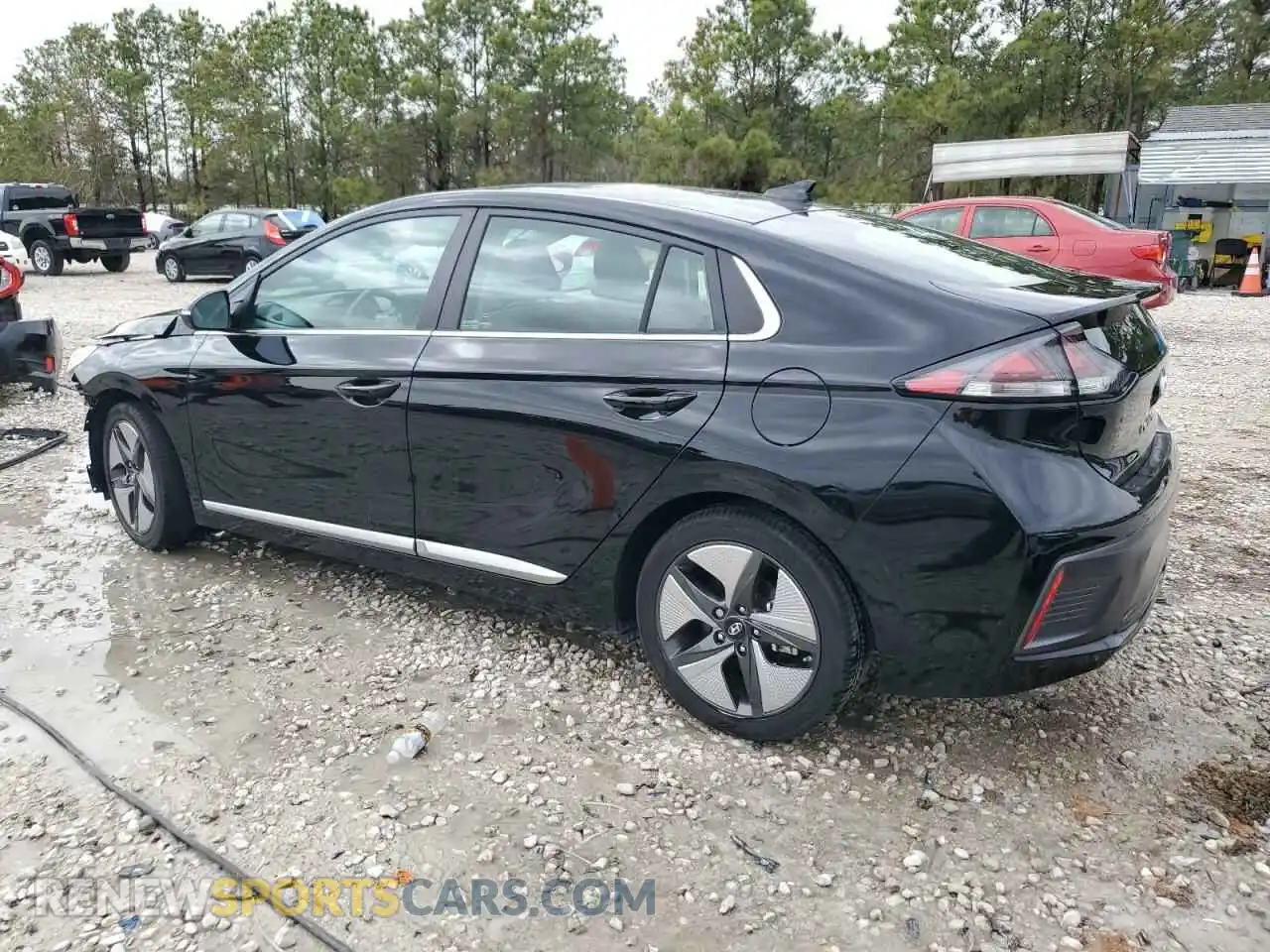2 Photograph of a damaged car KMHC85LCXMU244953 HYUNDAI IONIQ 2021