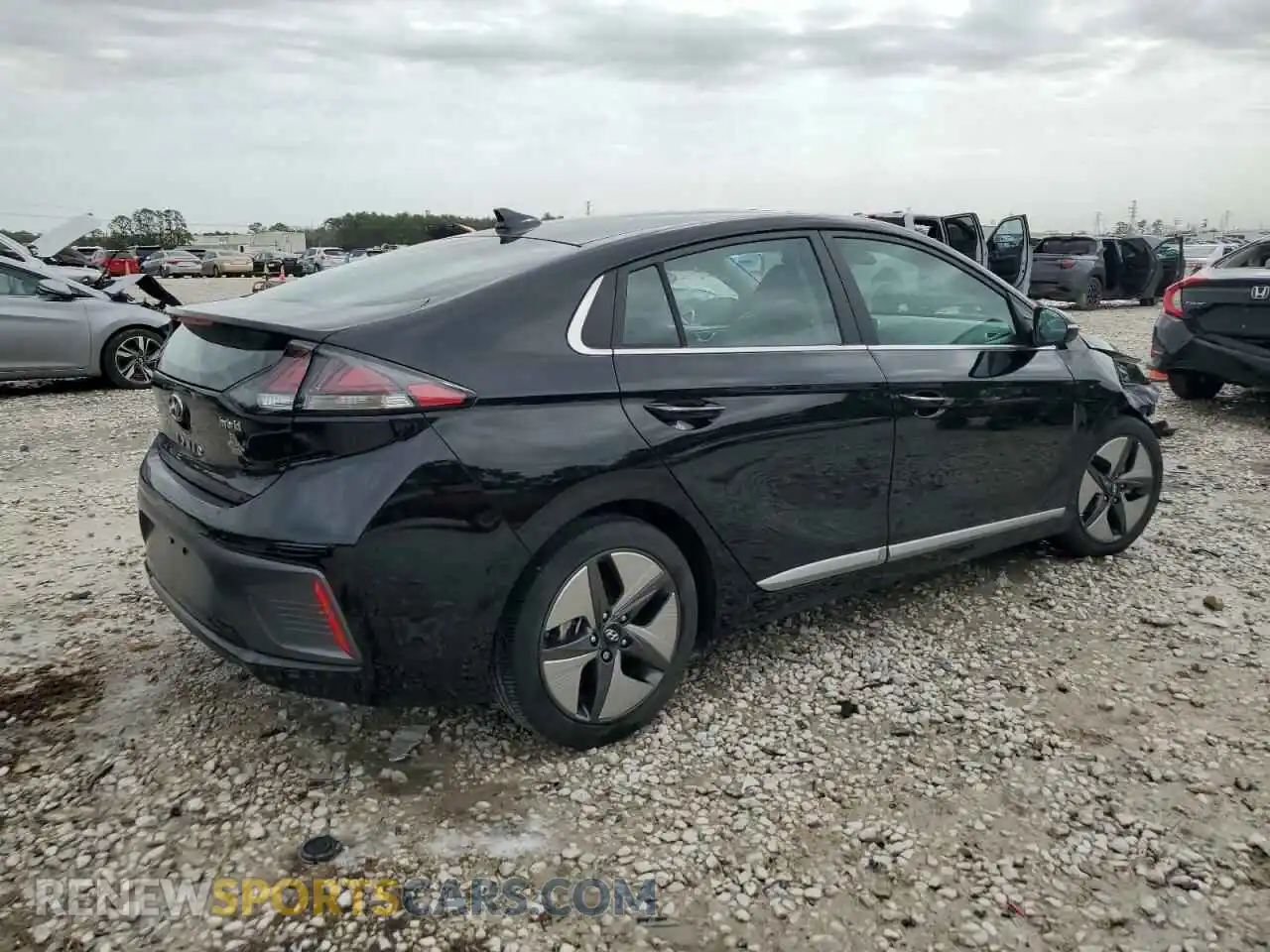3 Photograph of a damaged car KMHC85LCXMU244953 HYUNDAI IONIQ 2021