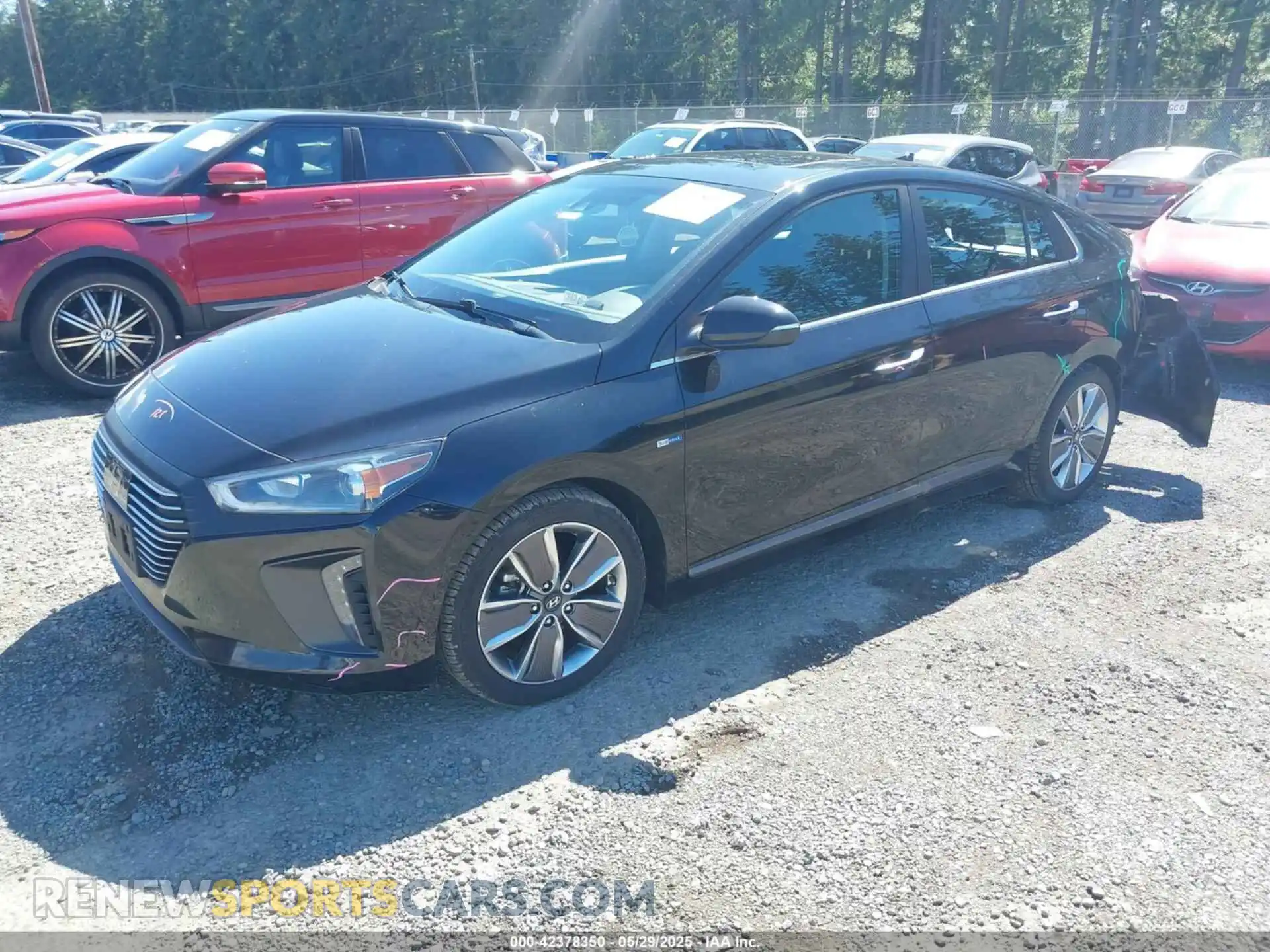 2 Photograph of a damaged car KMHC05LC2KU109955 HYUNDAI IONIQ HYBRID 2019