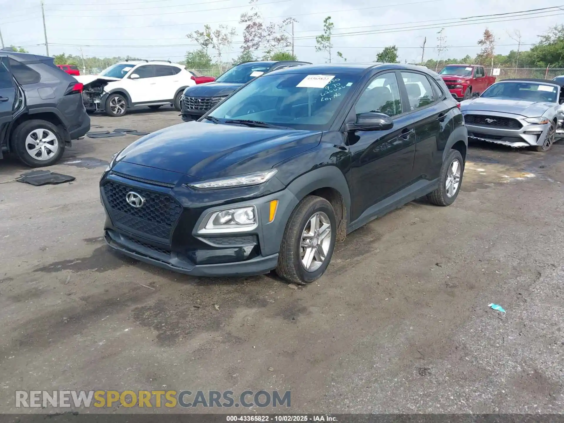 2 Photograph of a damaged car KM8K12AAXMU626626 HYUNDAI KONA 2021