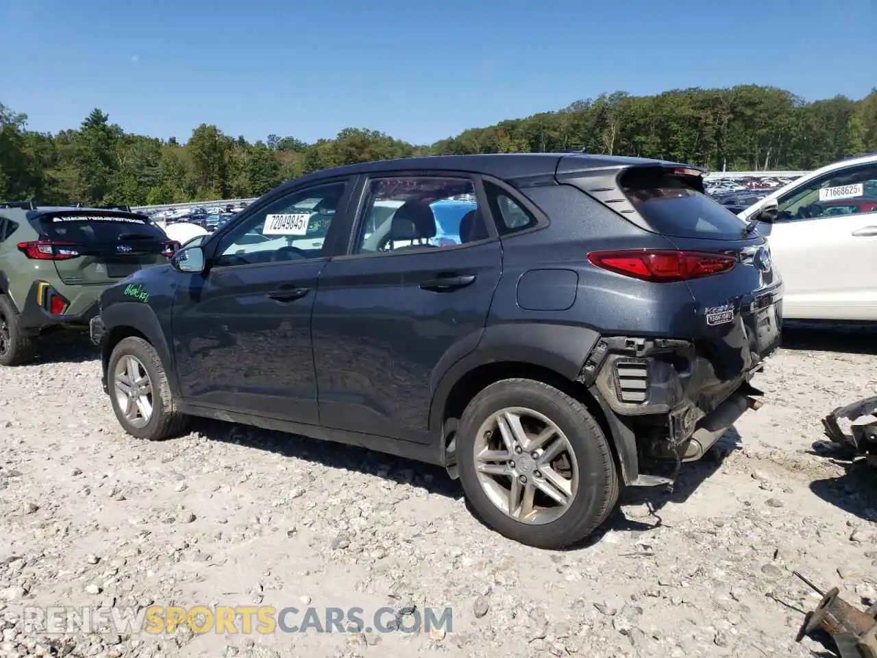 2 Photograph of a damaged car KM8K1CAA2MU653082 HYUNDAI KONA 2021