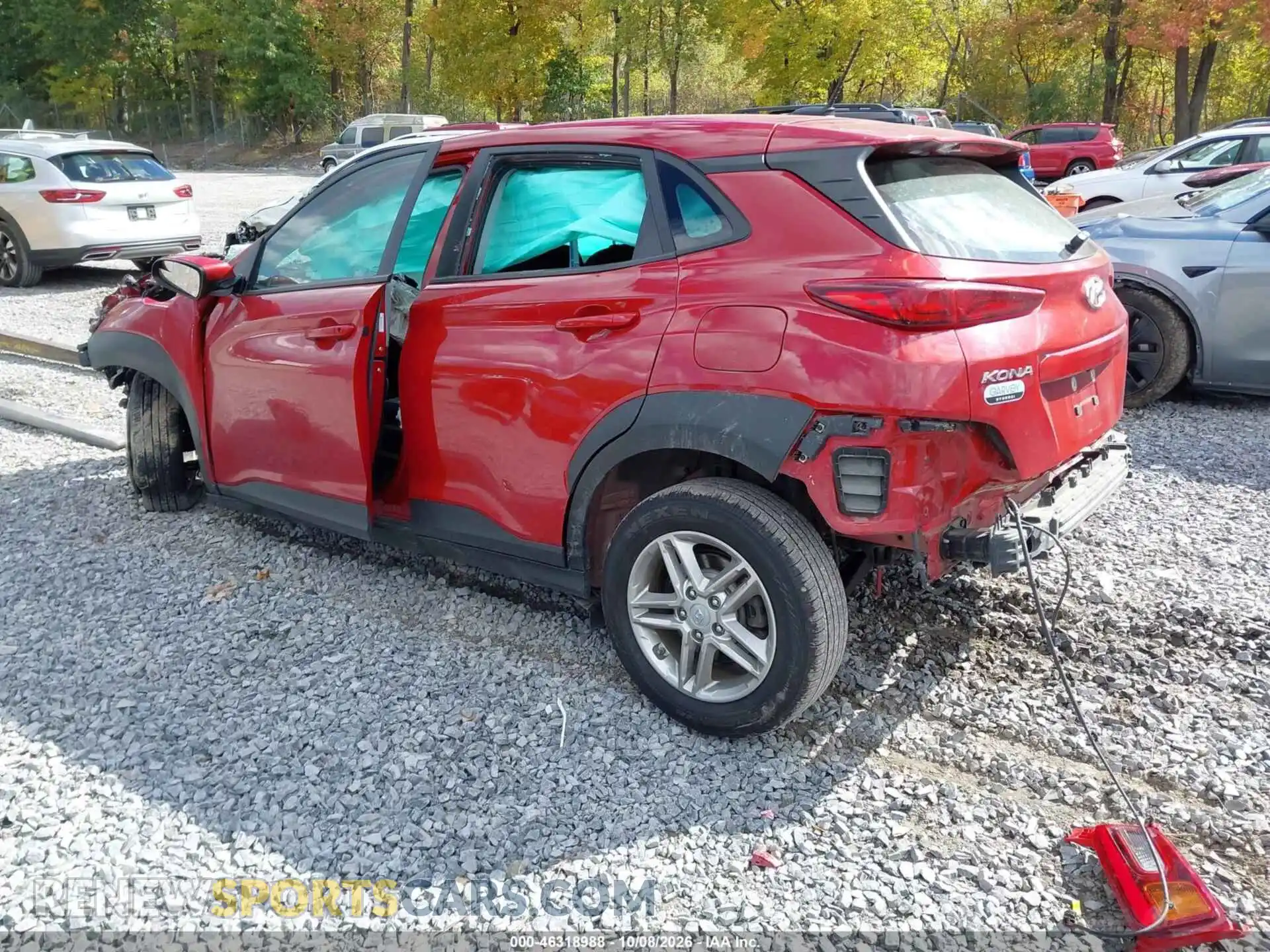 3 Photograph of a damaged car KM8K1CAA5MU741947 HYUNDAI KONA 2021
