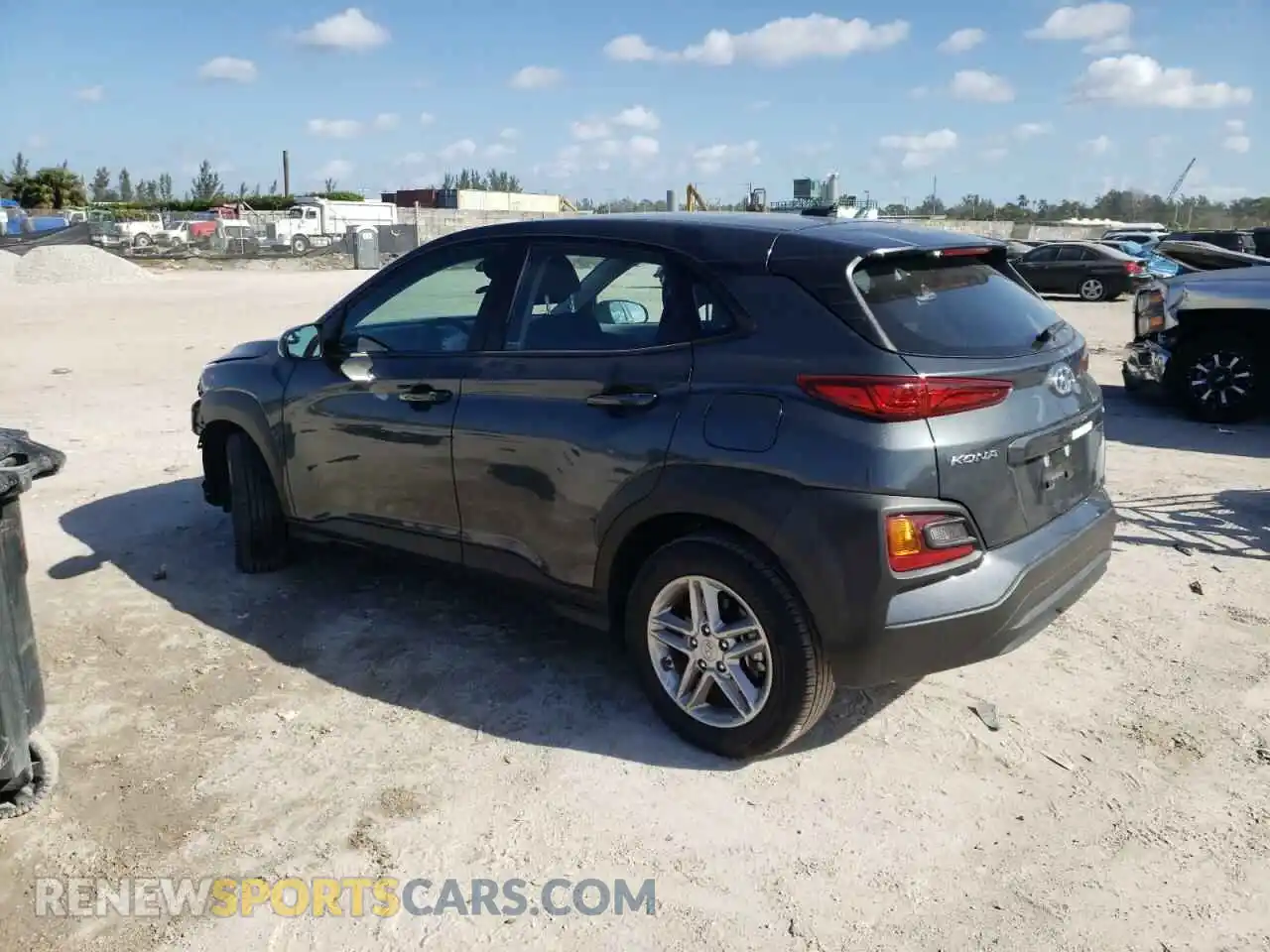 2 Photograph of a damaged car KM8K1CAAXMU676089 HYUNDAI KONA 2021