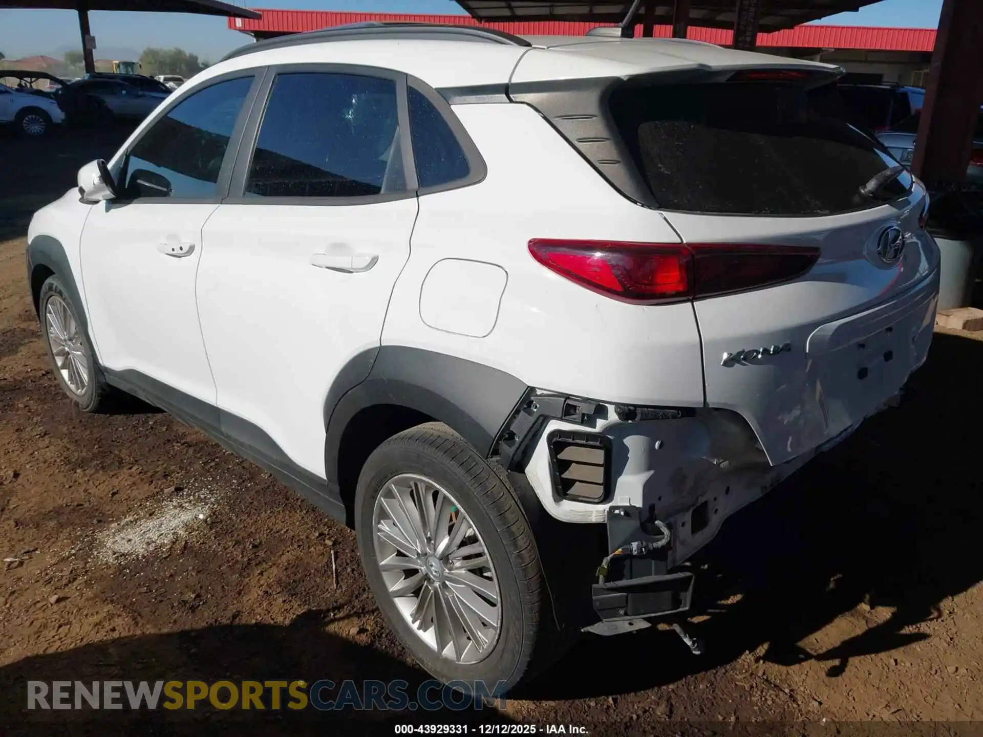 3 Photograph of a damaged car KM8K22AAXMU739733 HYUNDAI KONA 2021