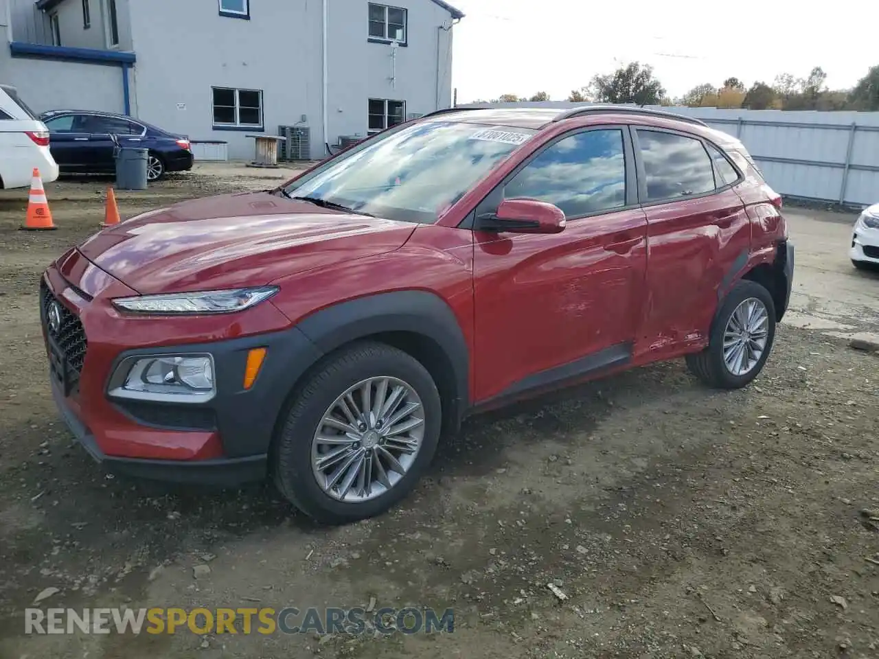 1 Photograph of a damaged car KM8K2CAA2MU600749 HYUNDAI KONA 2021