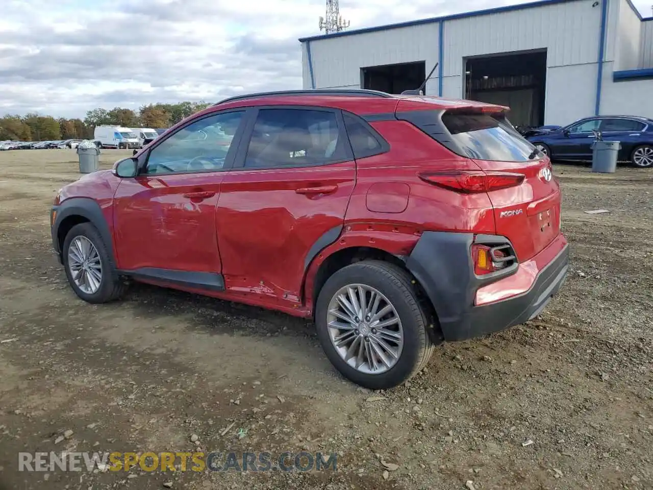 2 Photograph of a damaged car KM8K2CAA2MU600749 HYUNDAI KONA 2021