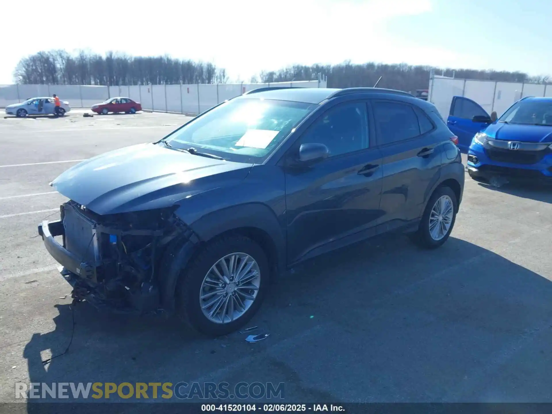 2 Photograph of a damaged car KM8K2CAA5MU609607 HYUNDAI KONA 2021