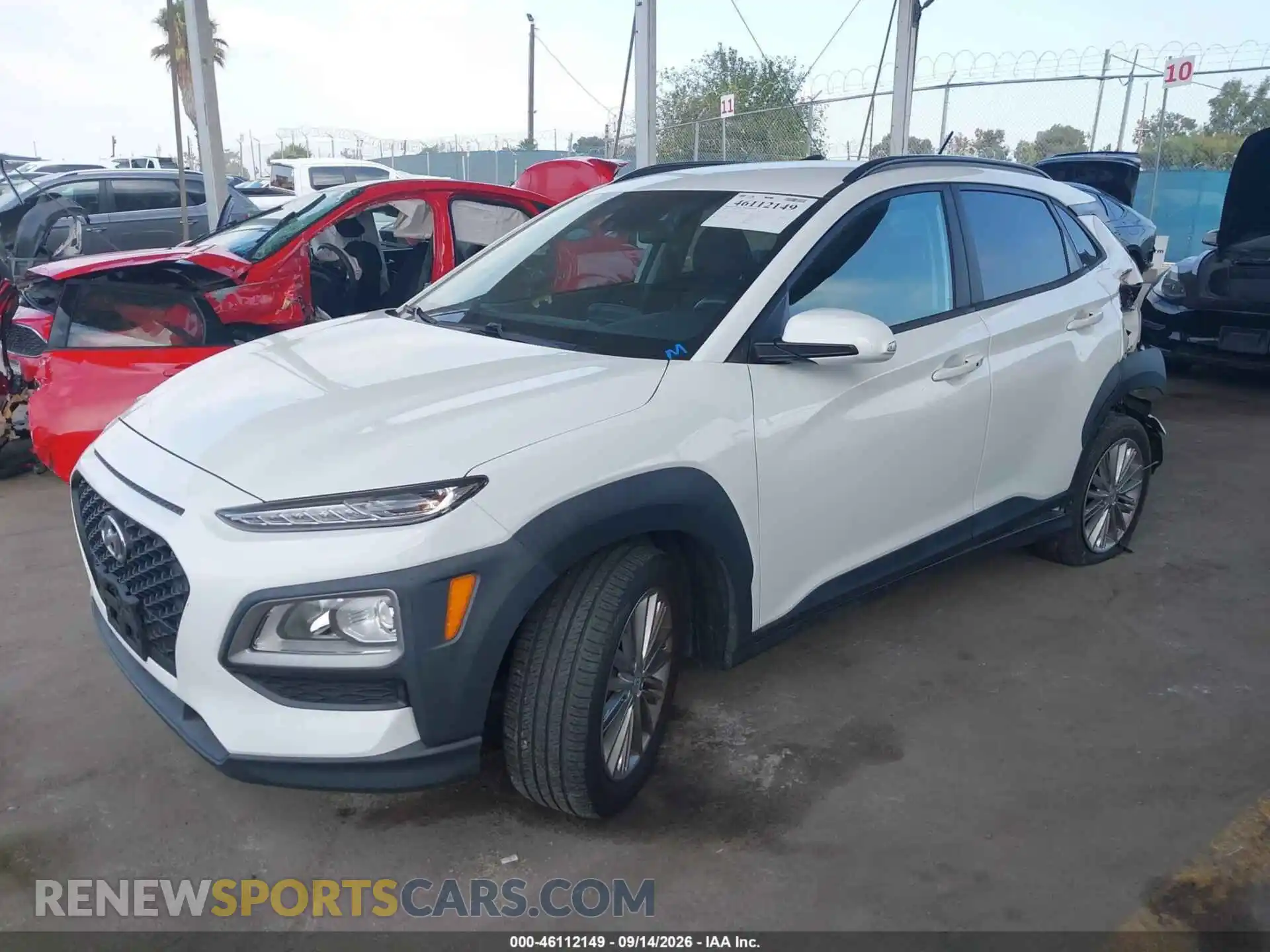 2 Фотография поврежденного автомобиля KM8K2CAAXMU716507 HYUNDAI KONA 2021