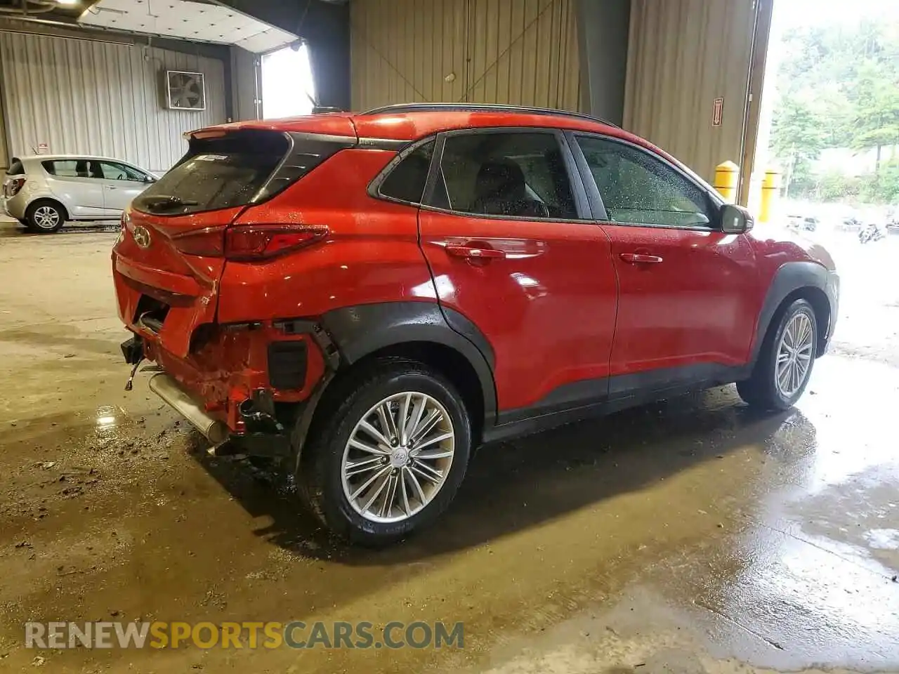 3 fotografías del automóvil dañado KM8K2CAAXMU718323 HYUNDAI KONA 2021