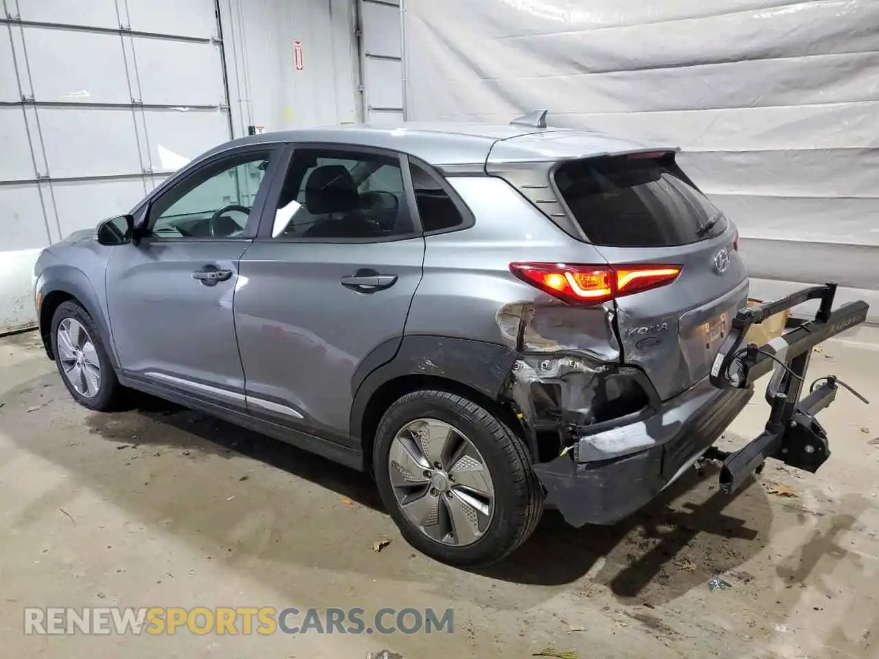 2 Photograph of a damaged car KM8K33AGXMU126244 HYUNDAI KONA 2021