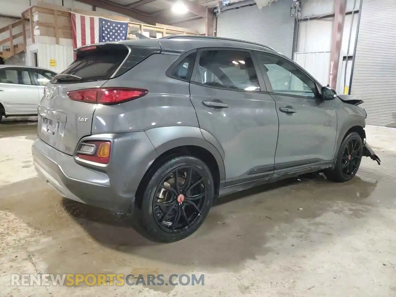 3 Photograph of a damaged car KM8K63A55MU692012 HYUNDAI KONA 2021