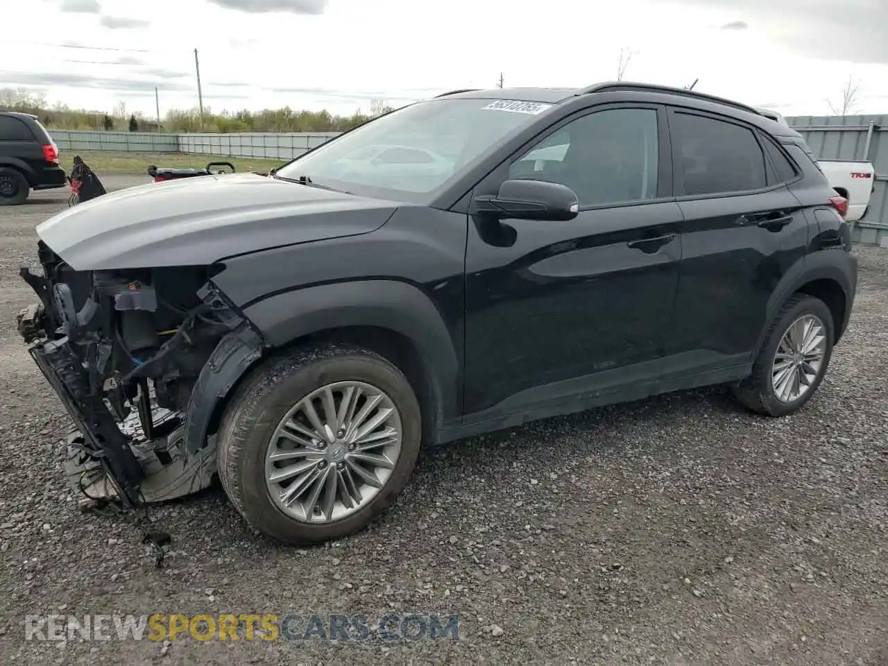 1 fotografías del automóvil dañado KM8K6CAA2MU717543 HYUNDAI KONA 2021