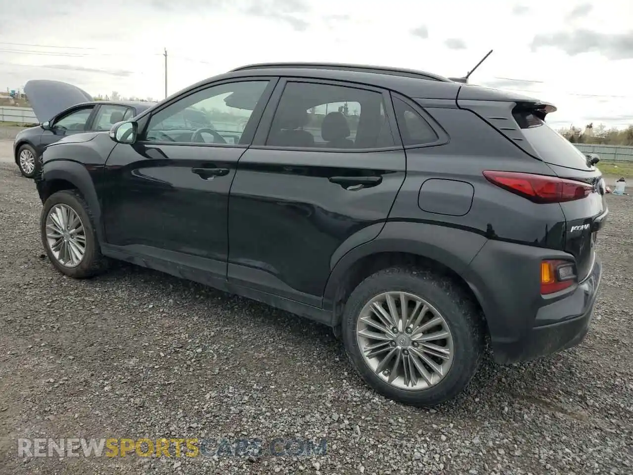 2 fotografías del automóvil dañado KM8K6CAA2MU717543 HYUNDAI KONA 2021