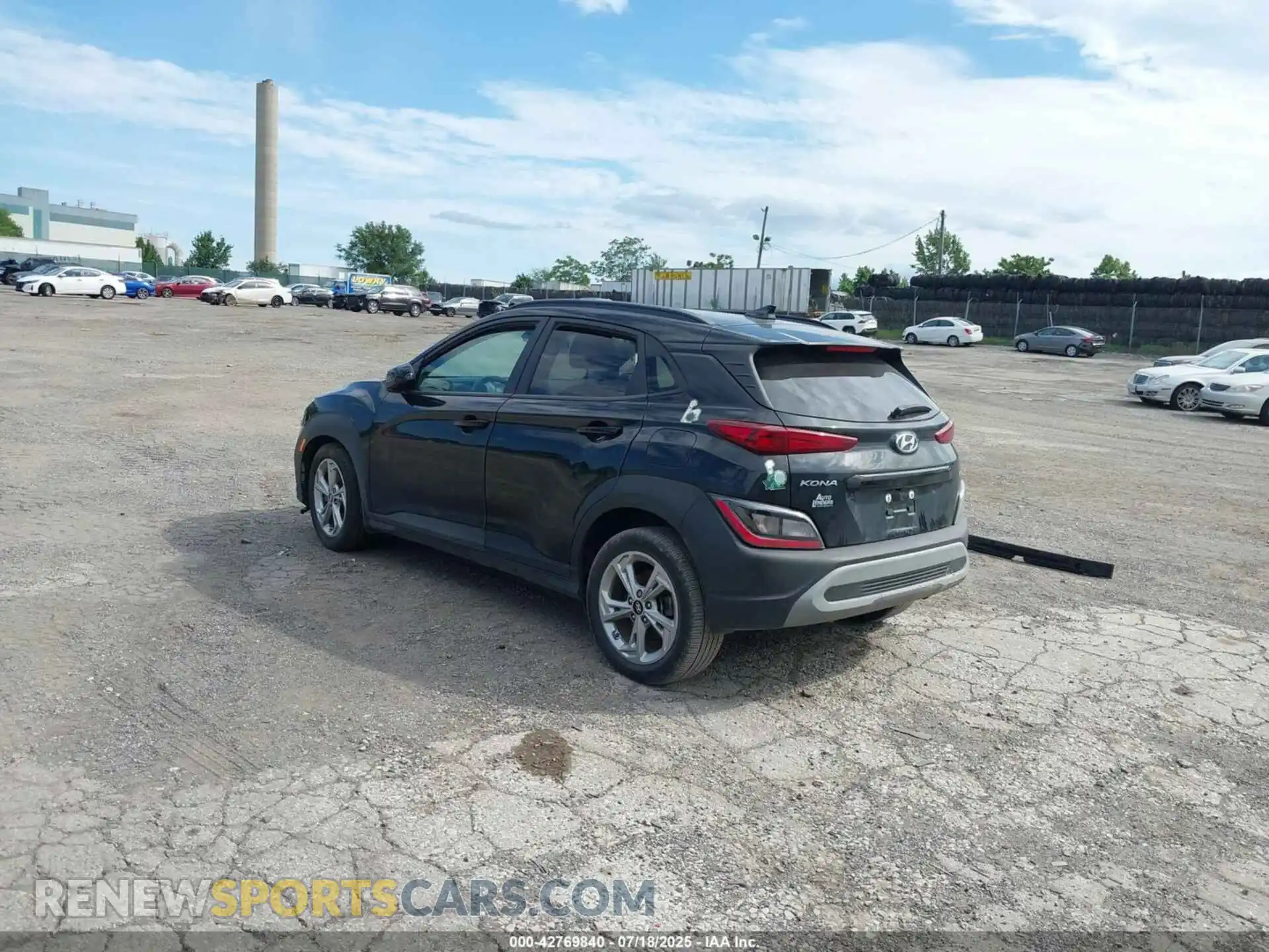 3 fotografías del automóvil dañado KM8K3CAB2NU897979 HYUNDAI KONA 2022