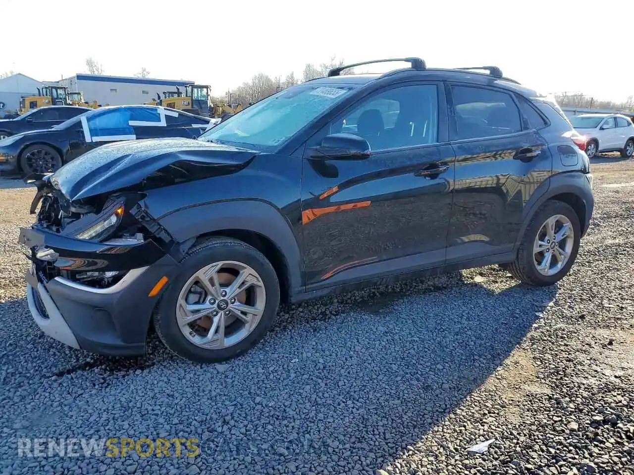 1 Photograph of a damaged car KM8K3CAB8NU786238 HYUNDAI KONA 2022