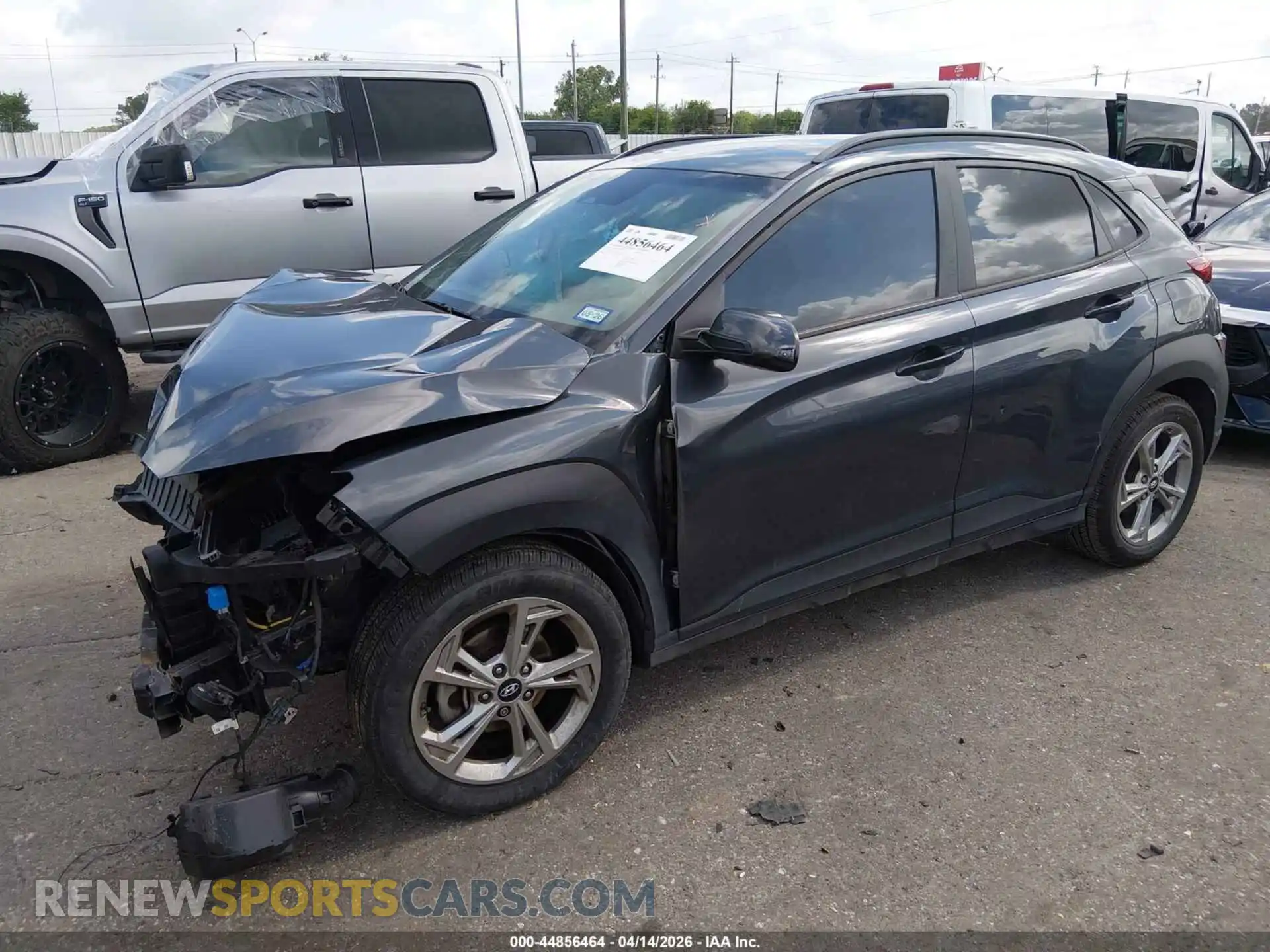 2 Photograph of a damaged car KM8K62AB3NU791056 HYUNDAI KONA 2022