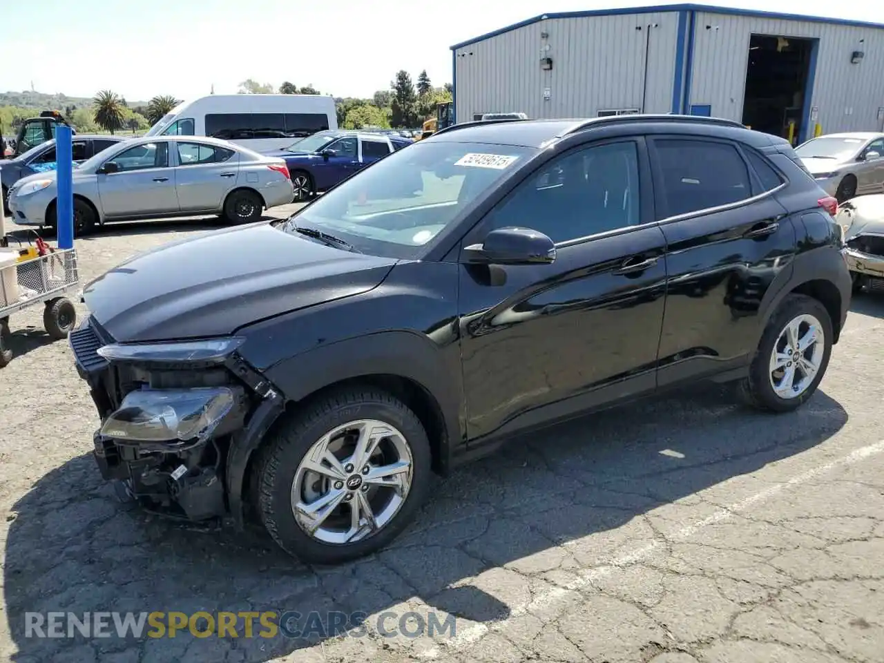 1 Photograph of a damaged car KM8K6CAB9NU856417 HYUNDAI KONA 2022