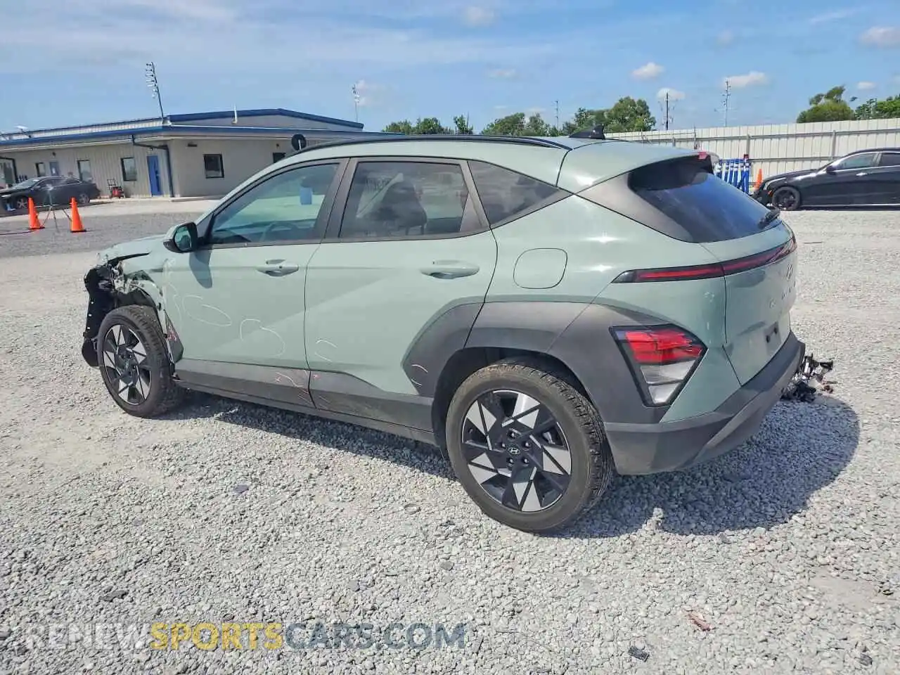 2 Photograph of a damaged car KM8HB3AB2RU077906 HYUNDAI KONA 2024