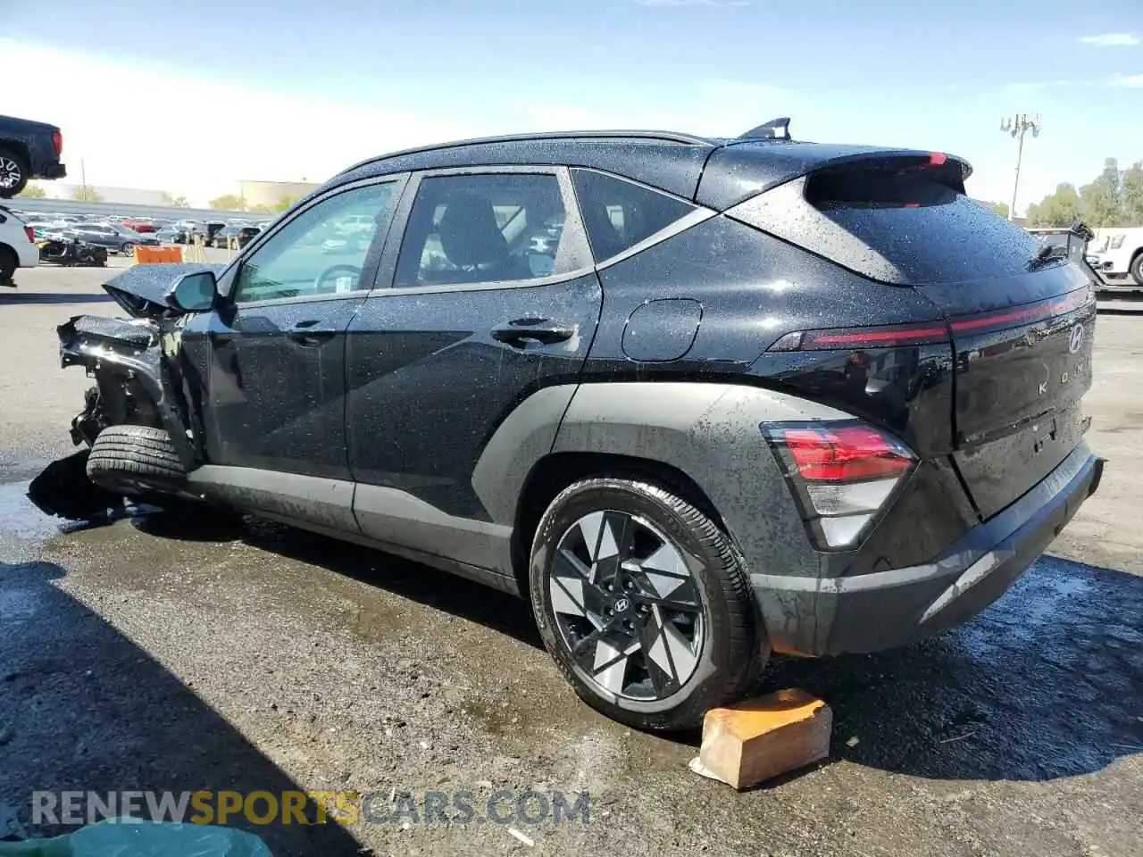 2 Photograph of a damaged car KM8HBCAB0RU151663 HYUNDAI KONA 2024