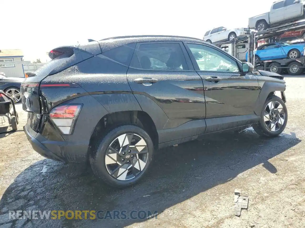 3 Photograph of a damaged car KM8HBCAB0RU151663 HYUNDAI KONA 2024