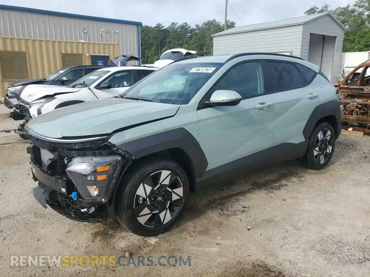 1 Photograph of a damaged car KM8HB3ABXSU294402 HYUNDAI KONA 2025