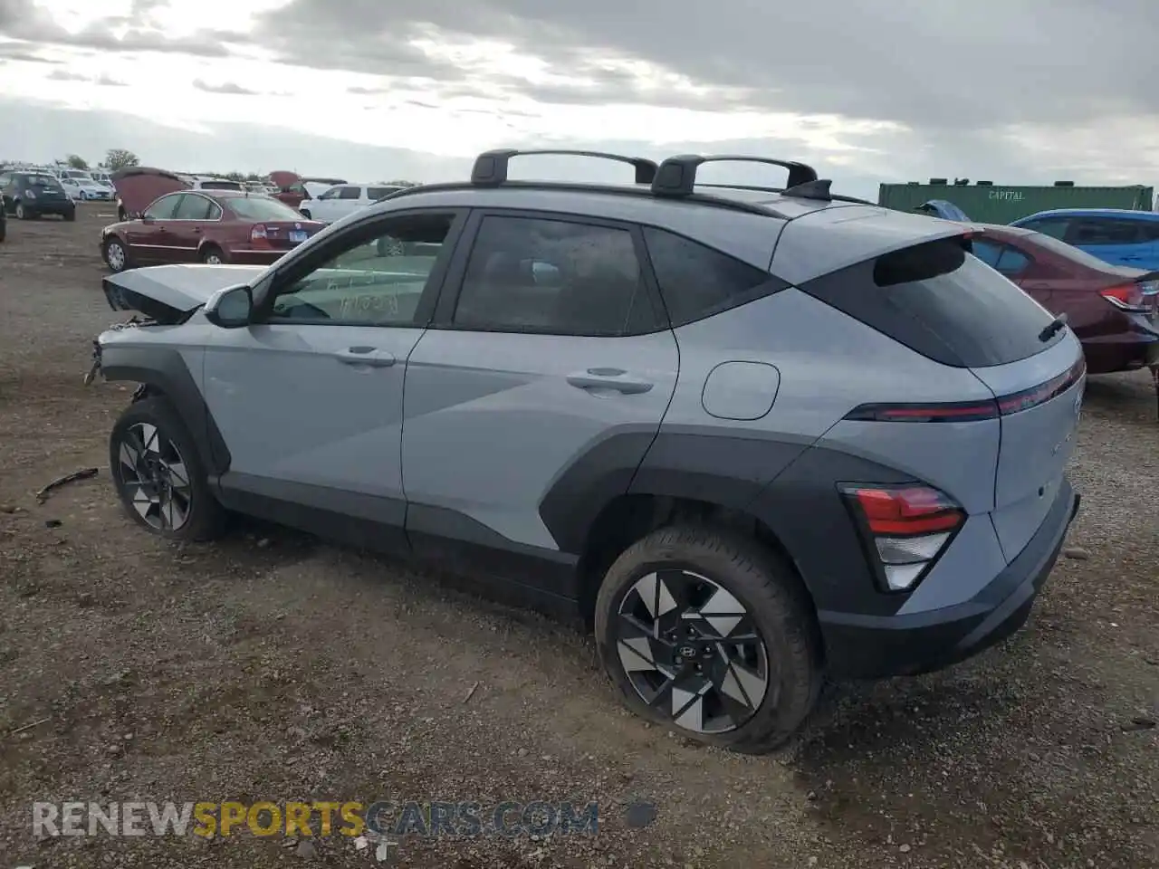 2 Photograph of a damaged car KM8HCCABXSU322535 HYUNDAI KONA 2025