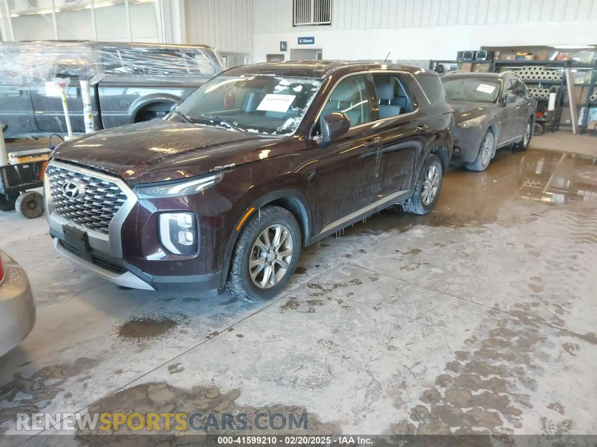 2 Photograph of a damaged car KM8R1DHE9LU030666 HYUNDAI PALISADE 2020