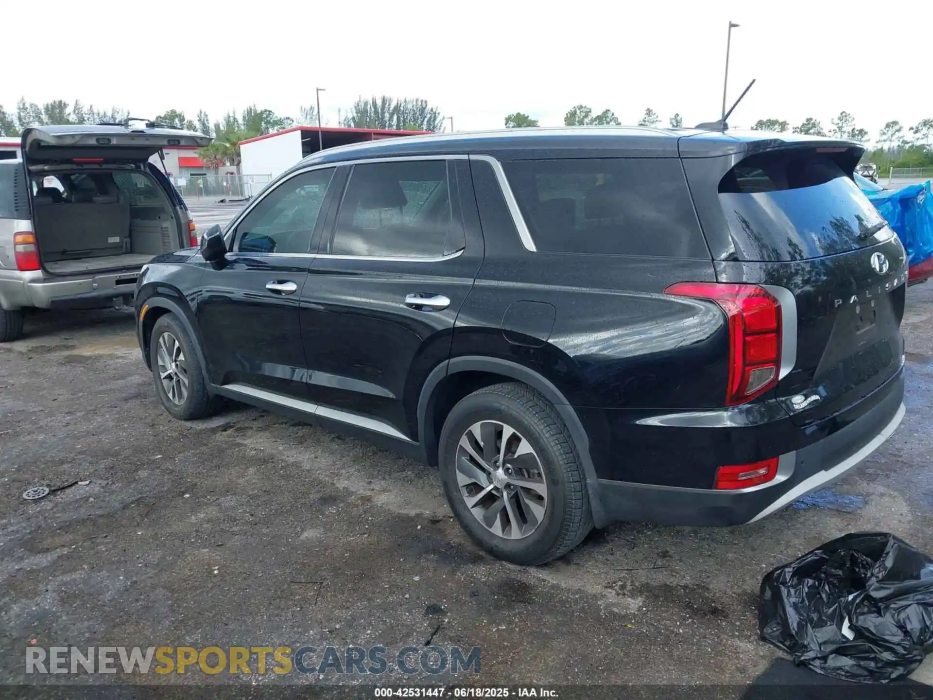 3 Фотография поврежденного автомобиля KM8R24HEXLU090761 HYUNDAI PALISADE 2020