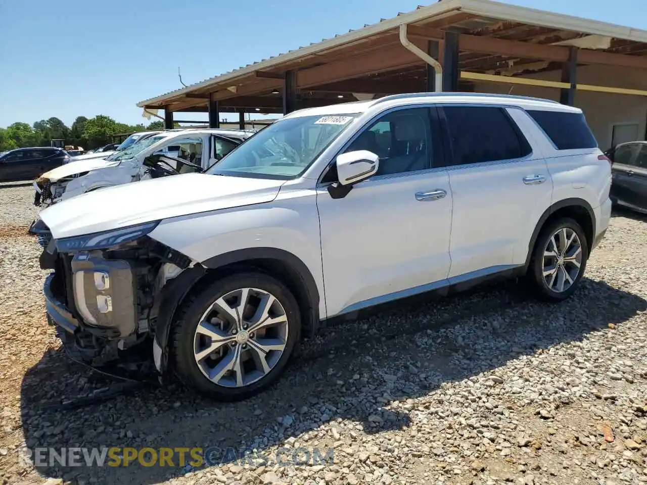 1 Photograph of a damaged car KM8R34HE4LU110211 HYUNDAI PALISADE 2020