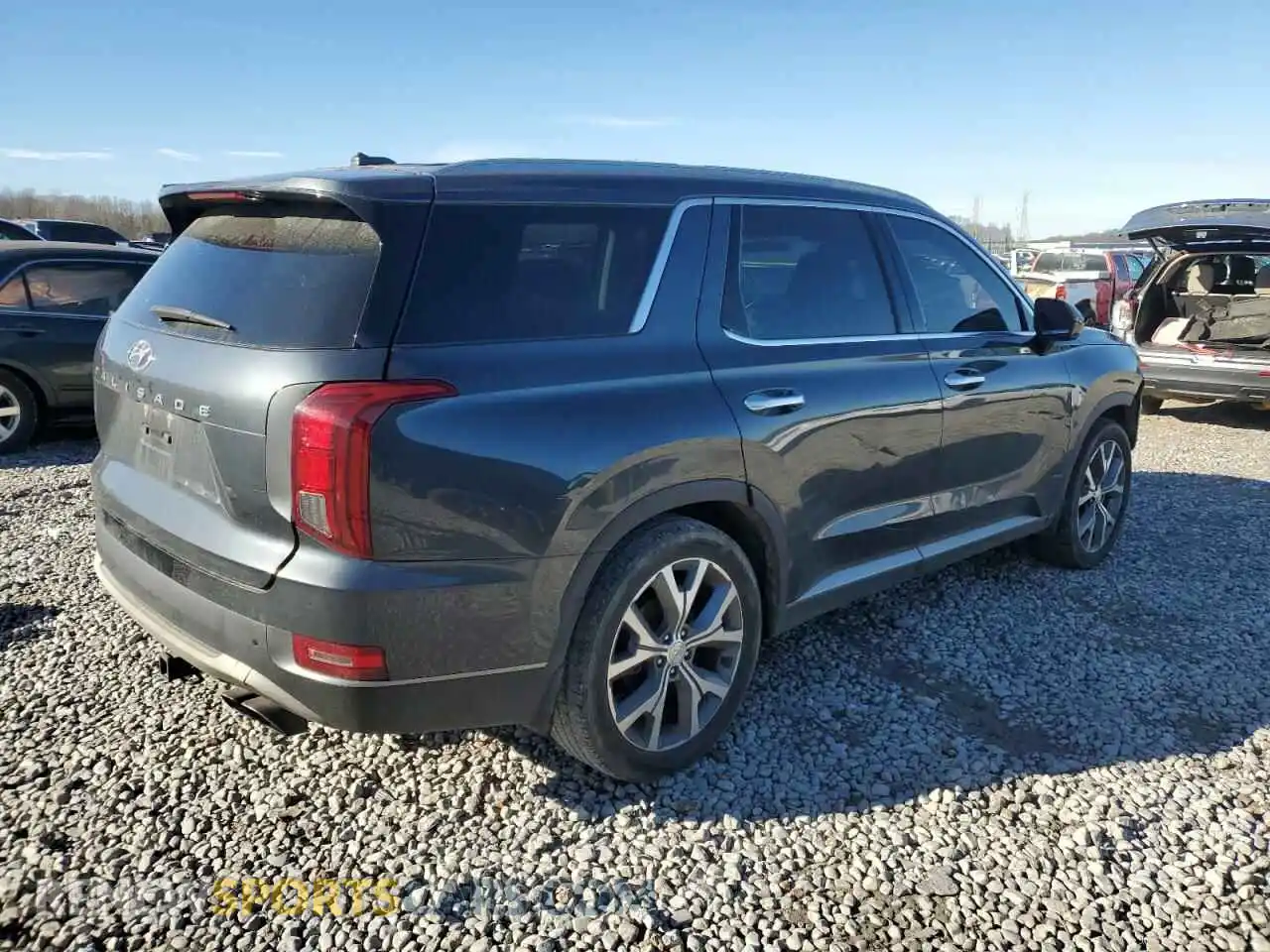 3 Photograph of a damaged car KM8R34HE7LU050702 HYUNDAI PALISADE 2020