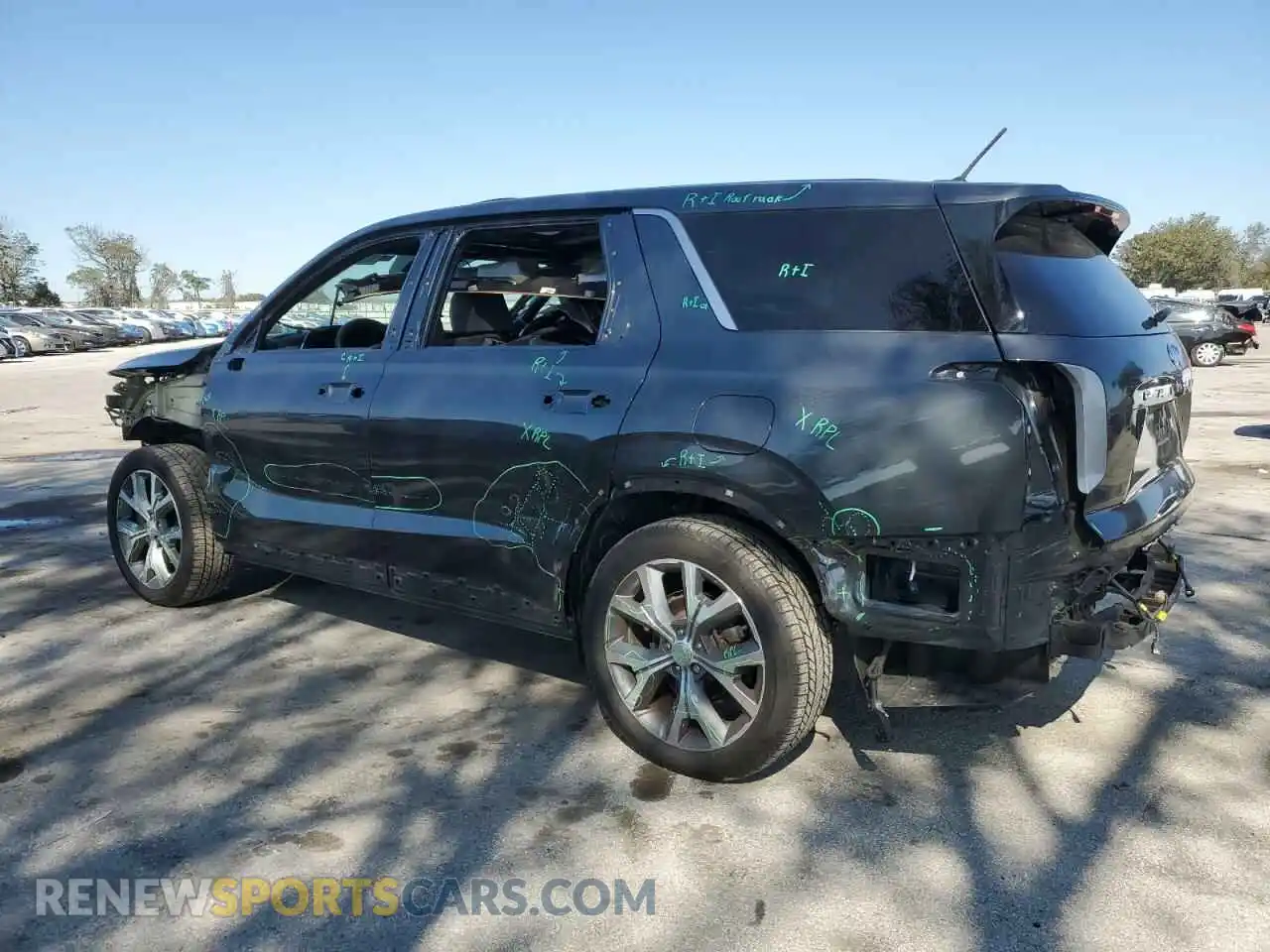 2 Photograph of a damaged car KM8R34HE9LU073575 HYUNDAI PALISADE 2020