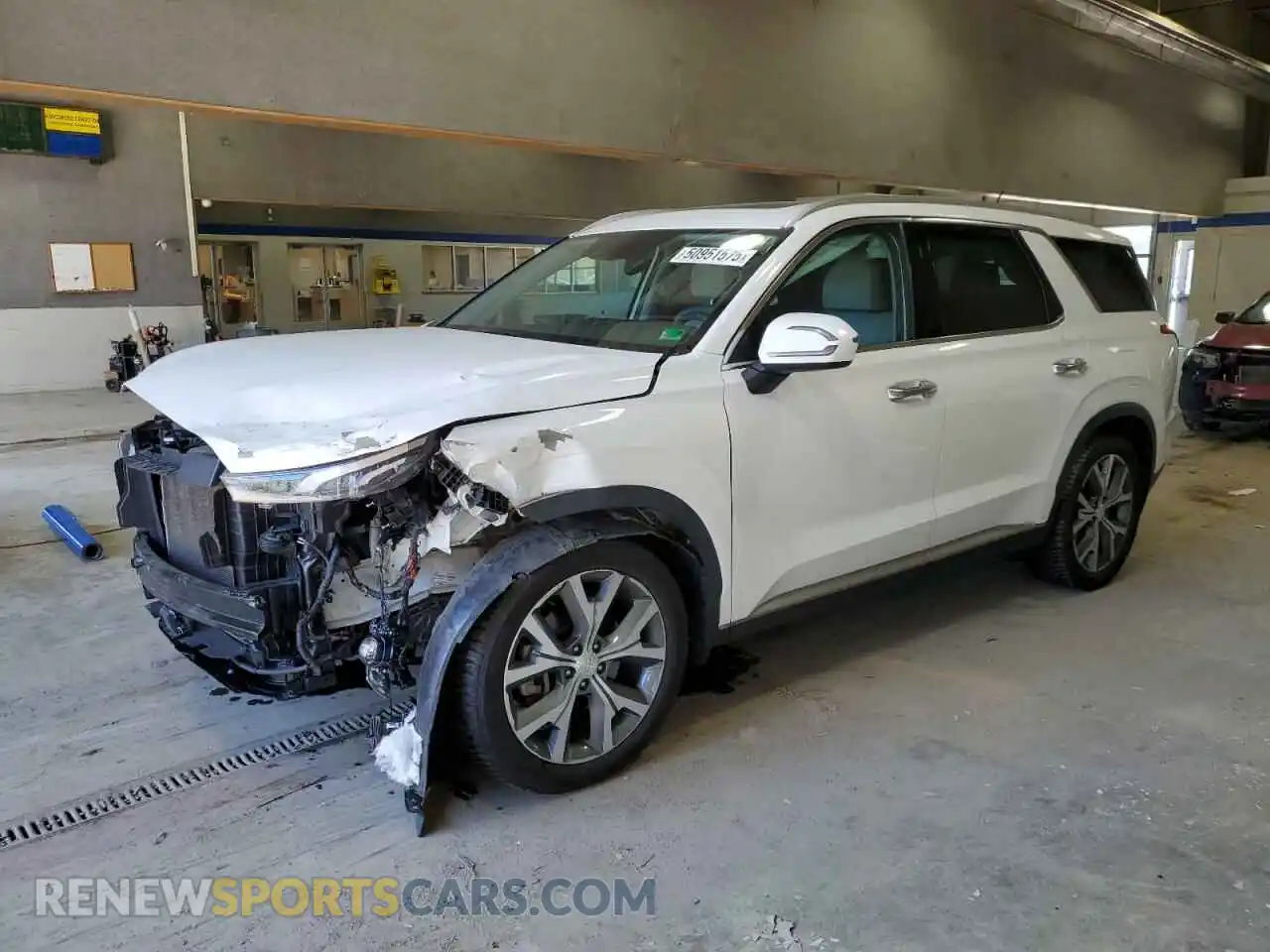 1 Photograph of a damaged car KM8R44HE4LU099014 HYUNDAI PALISADE 2020