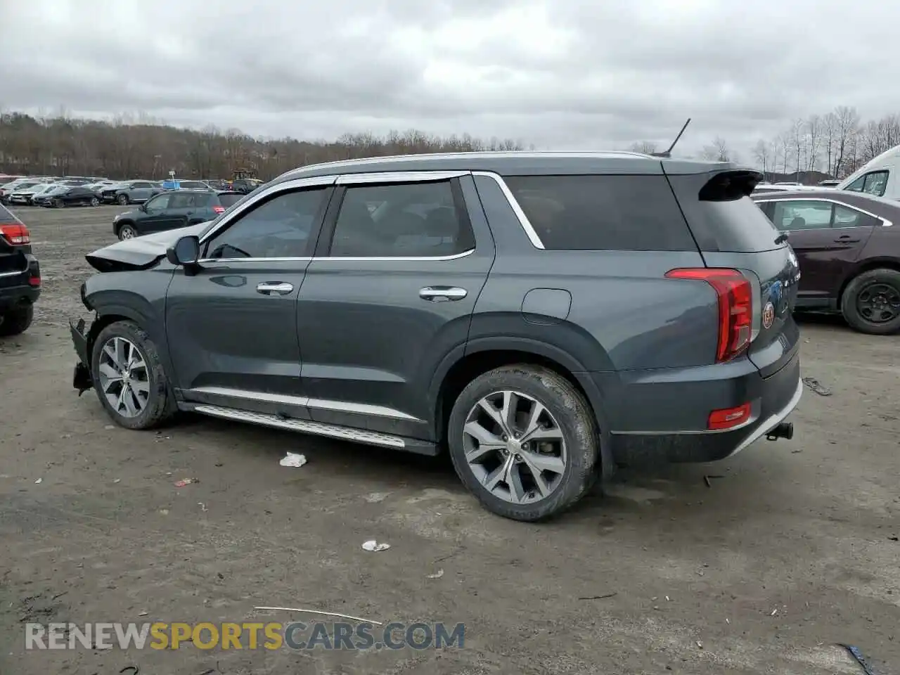 2 Photograph of a damaged car KM8R4DHE8LU162437 HYUNDAI PALISADE 2020