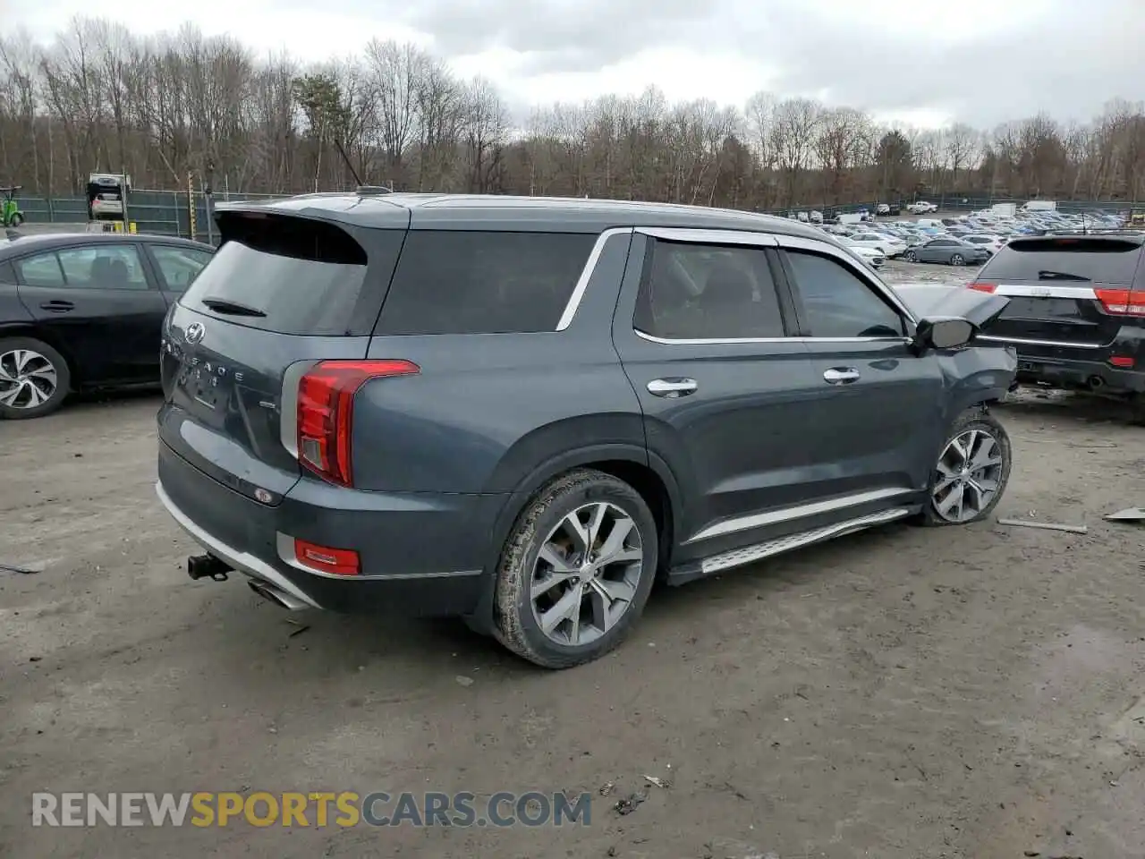 3 Photograph of a damaged car KM8R4DHE8LU162437 HYUNDAI PALISADE 2020